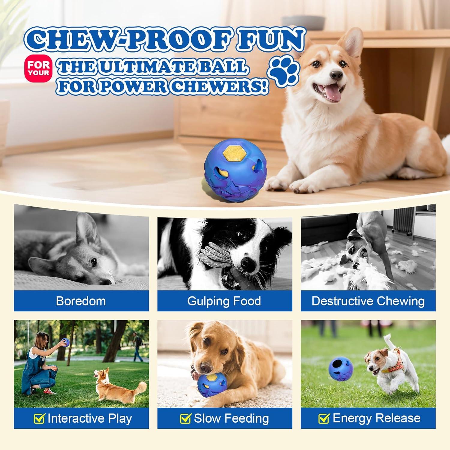 Juguete Interactivo para Perros Tokwidget 5-en-1 Azul