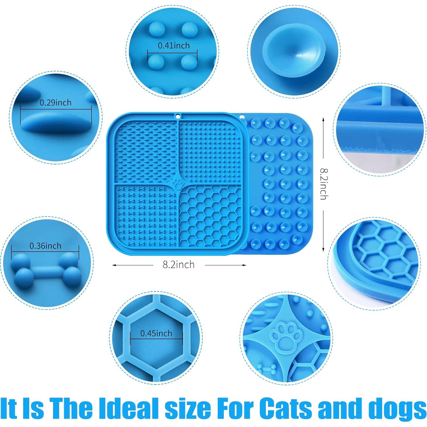 Alfombrilla Lick Honomastry Azul 20.1cm para Perros