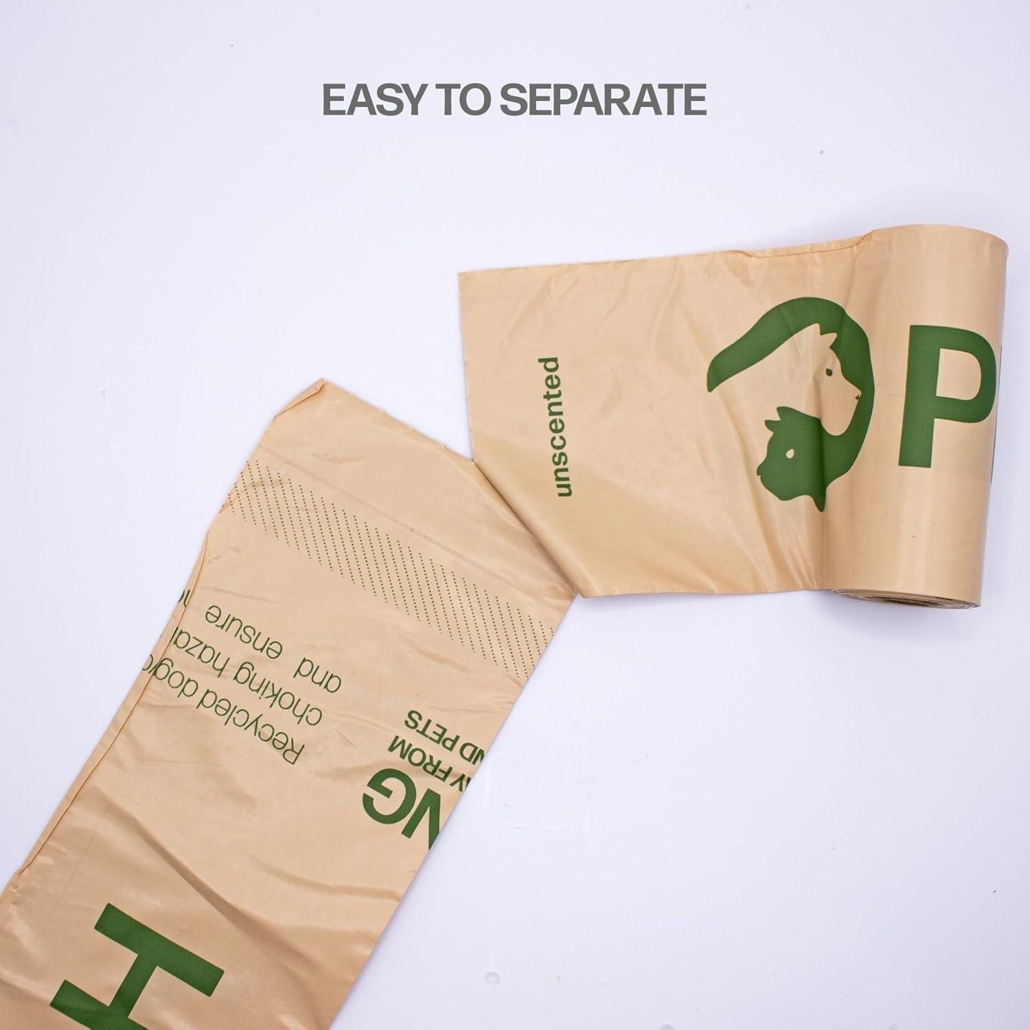 Bolsas para Poop de Perro Pet & Posh - 120 Unidades Recicladas