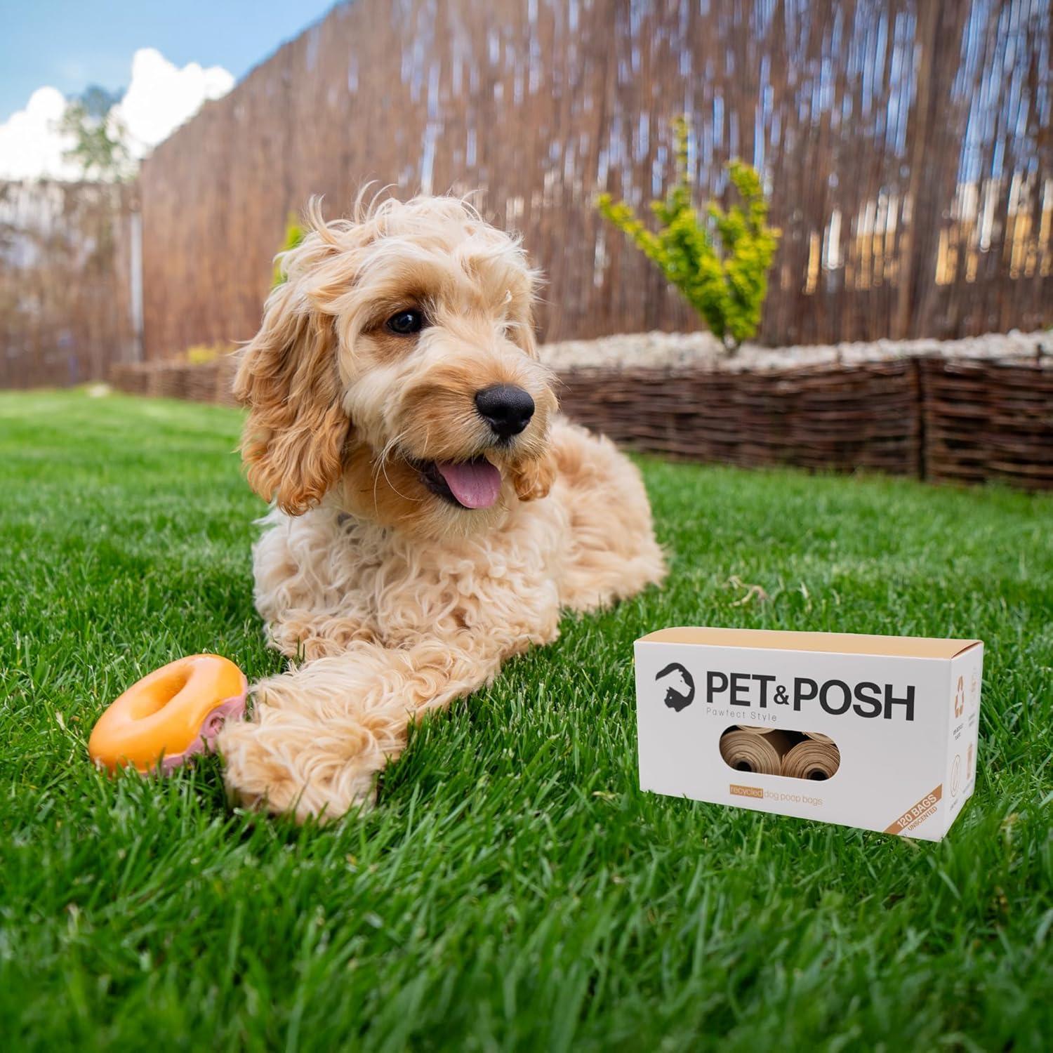Bolsas para Poop de Perro Pet & Posh - 120 Unidades Recicladas