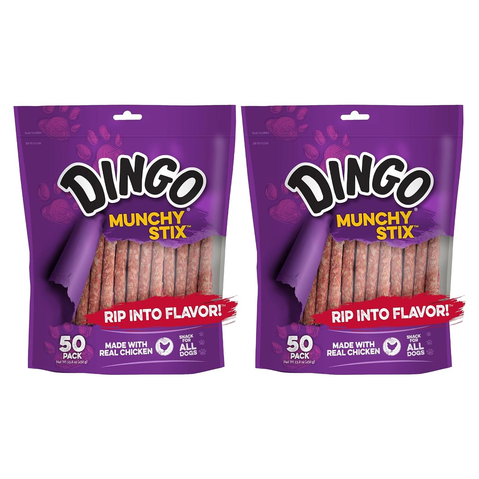 Munchy Stix Dingo para Perros 50 Cuentos con Pollo Real