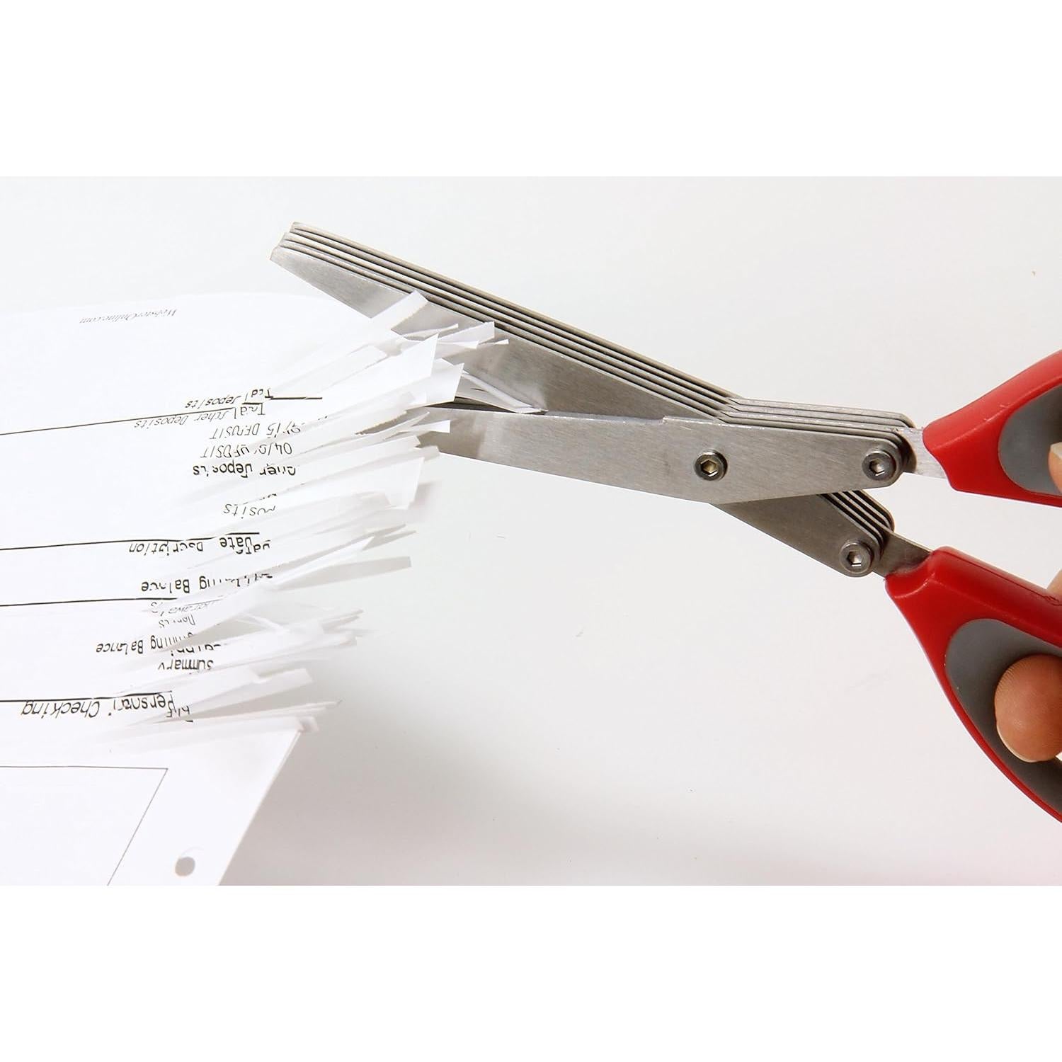 Tijeras Destructoras Westcott 8" Rojo Acero Inoxidable