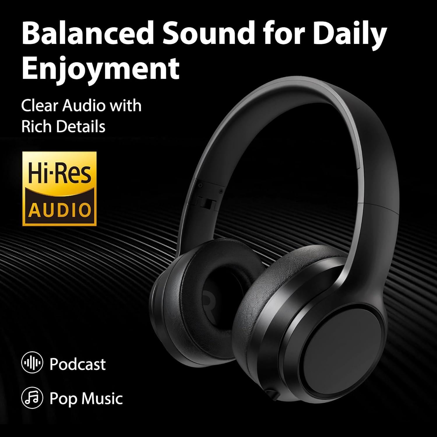 Auriculares Bluetooth BlueBark con Cancelación de Ruido ANC 32H