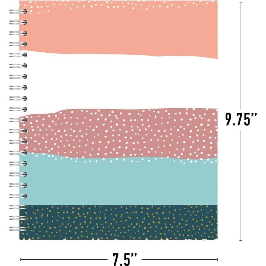 Paquete de 4 Cuadernos Pequeños New Leaf Paper 24.8x19.1cm
