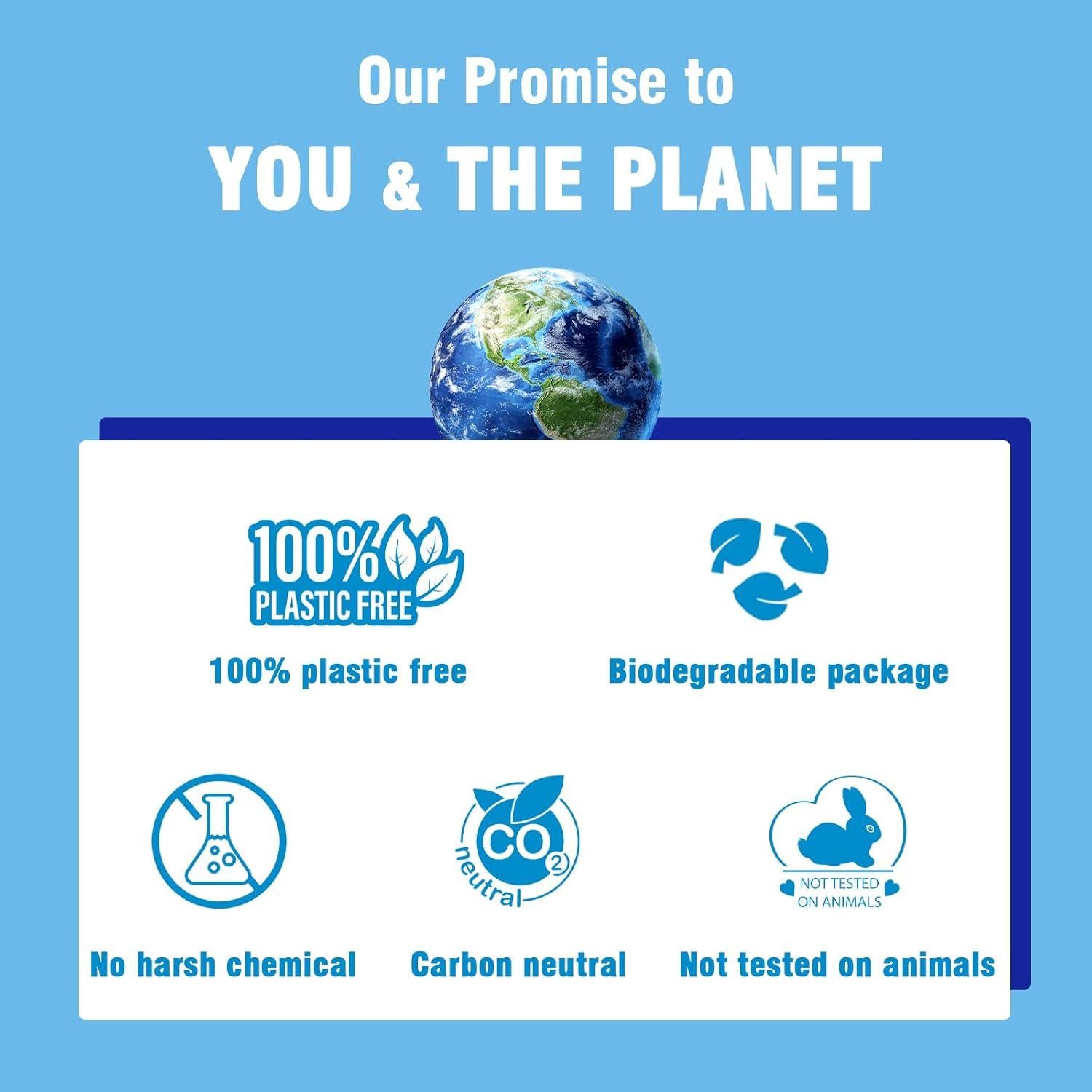 Hojas de Detergente Ecológico Gileooparl 200 Cargas Aroma Fresco