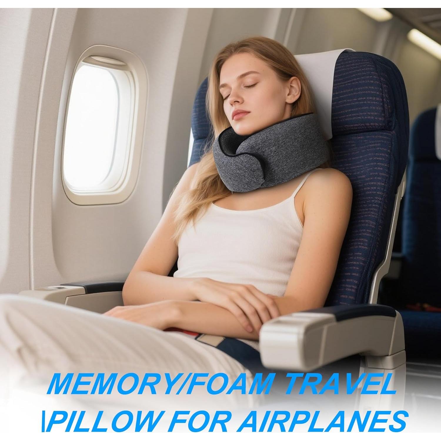 Almohada de Viaje Tri-tra con Soporte de Espuma Memoria 16.5cm