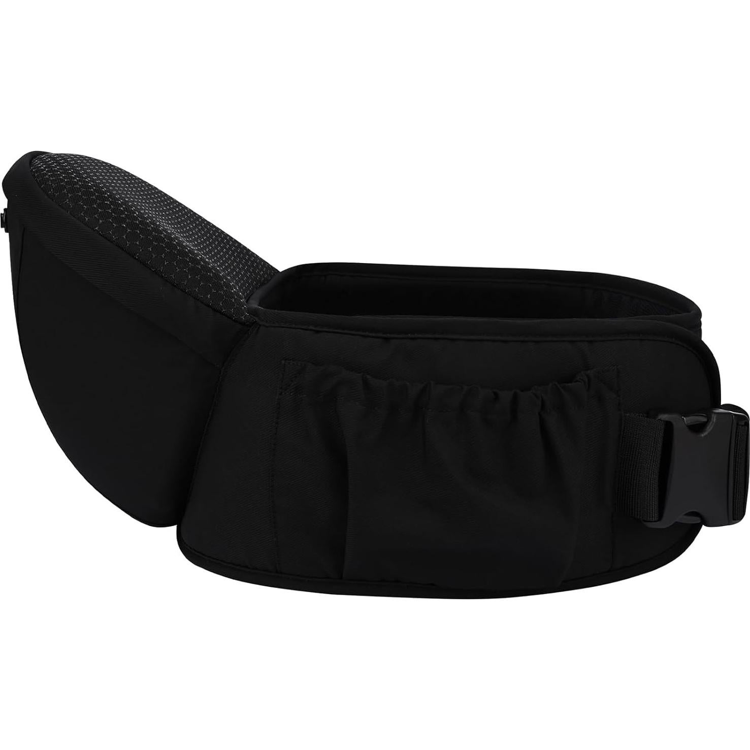 Portabebés Bebamour Negro 0-36 meses, Malla Transpirable, 6 Posiciones