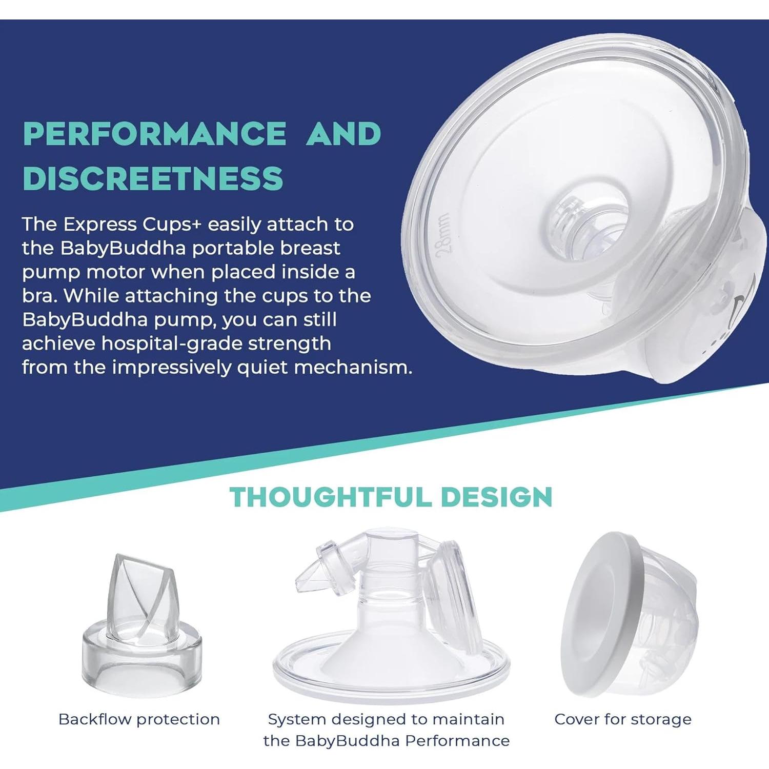 Copas de Recolección de Leche Manos Libres BabyBuddha 236ml