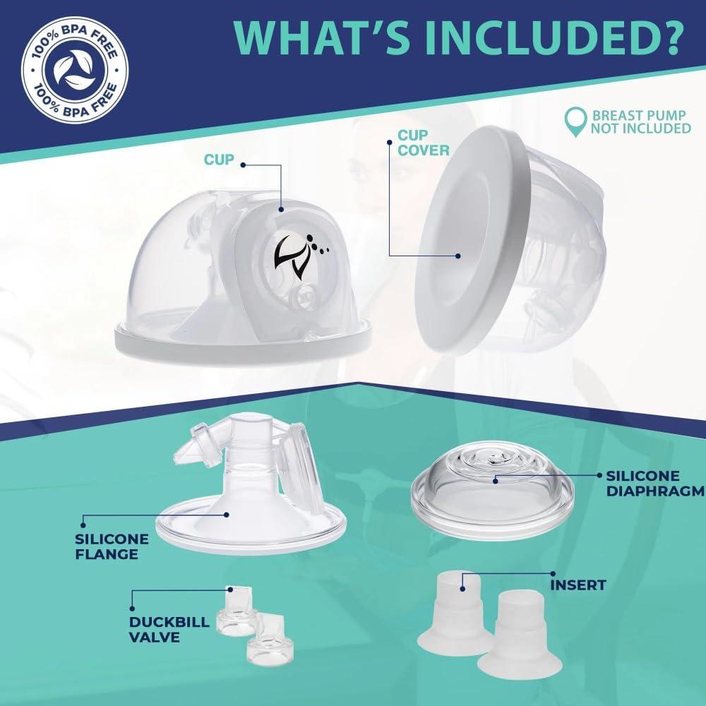 Copas de Recolección de Leche Manos Libres BabyBuddha 236ml