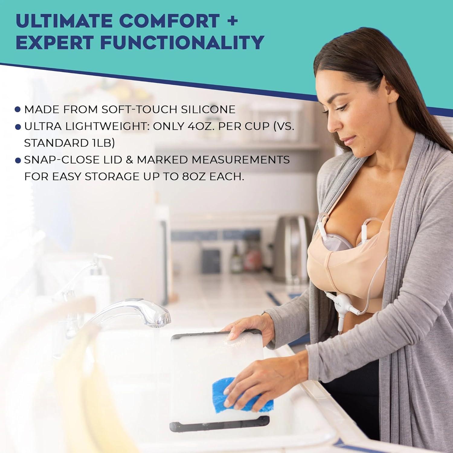 Copas de Recolección de Leche Manos Libres BabyBuddha 236ml