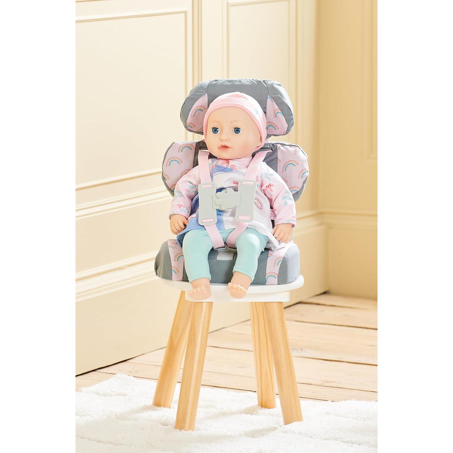 Asiento Elevador de Coche Casdon Gris para Muñecas 35 cm