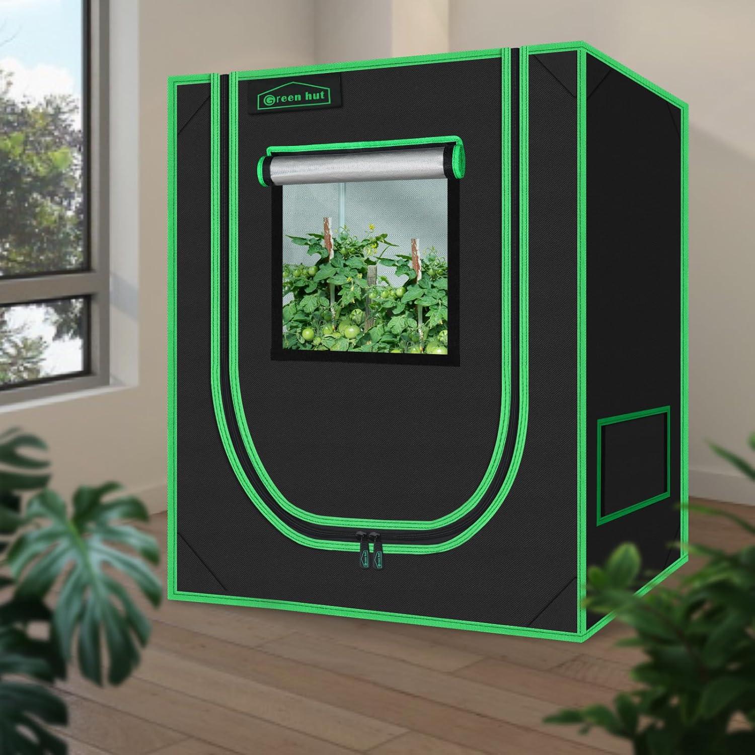 Tienda de Cultivo Hidropónica Green Hut 45x76x91 cm Mylar