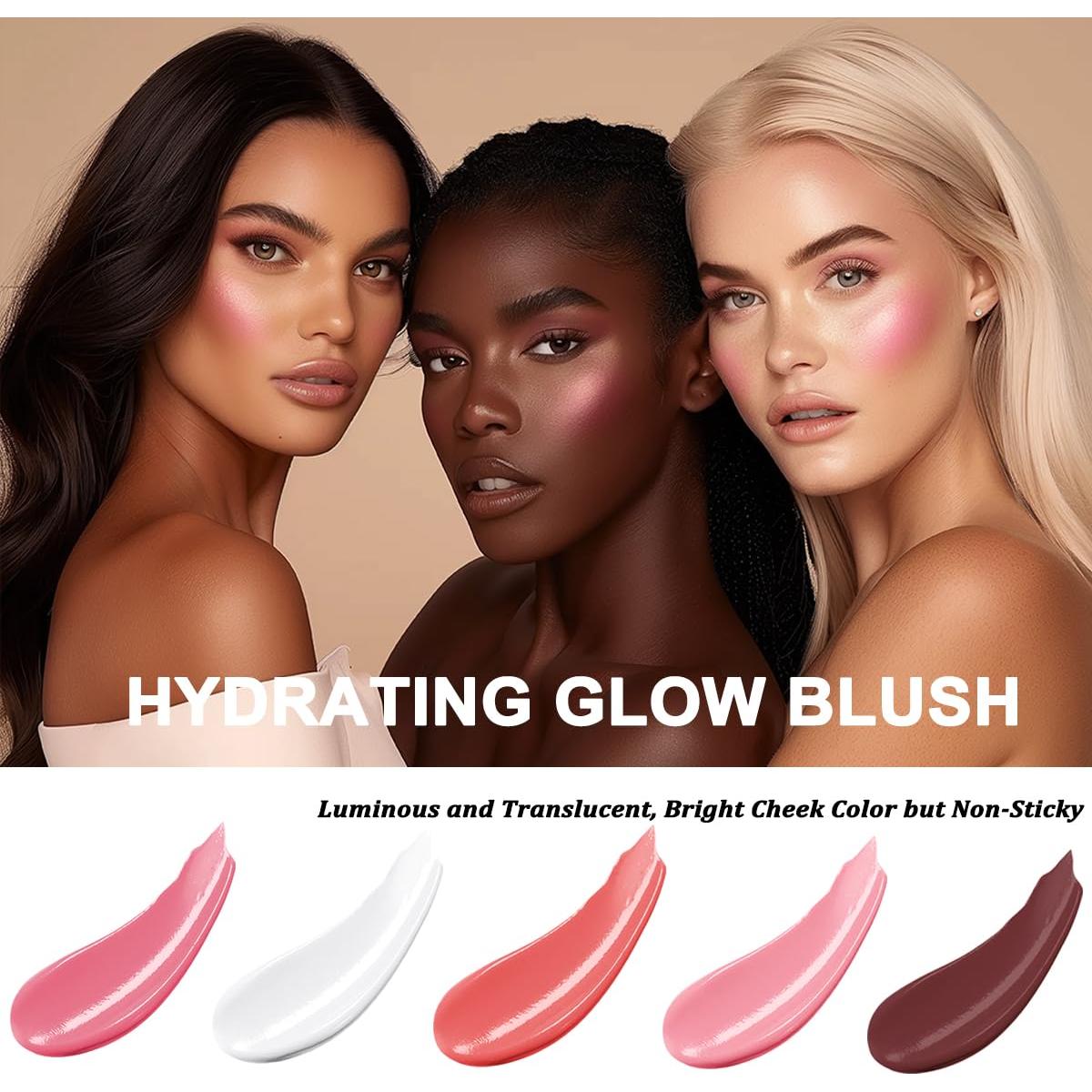 Bastón de Rubor Crema SHENZHEN NIYASI #1 Rosa Tímido 6.5g