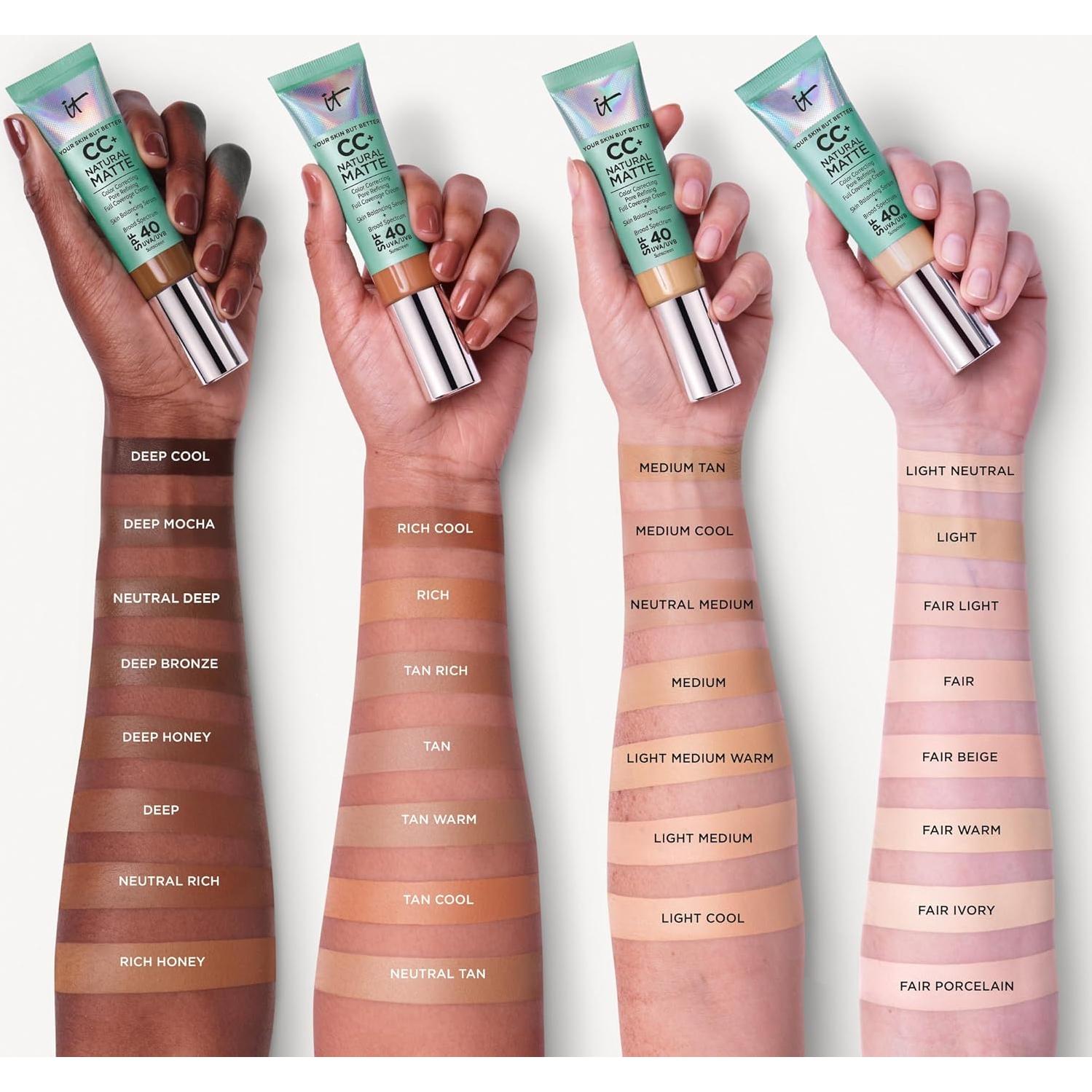 Base de Maquillaje IT Cosmetics CC+ Mate Natural 31.9 ml