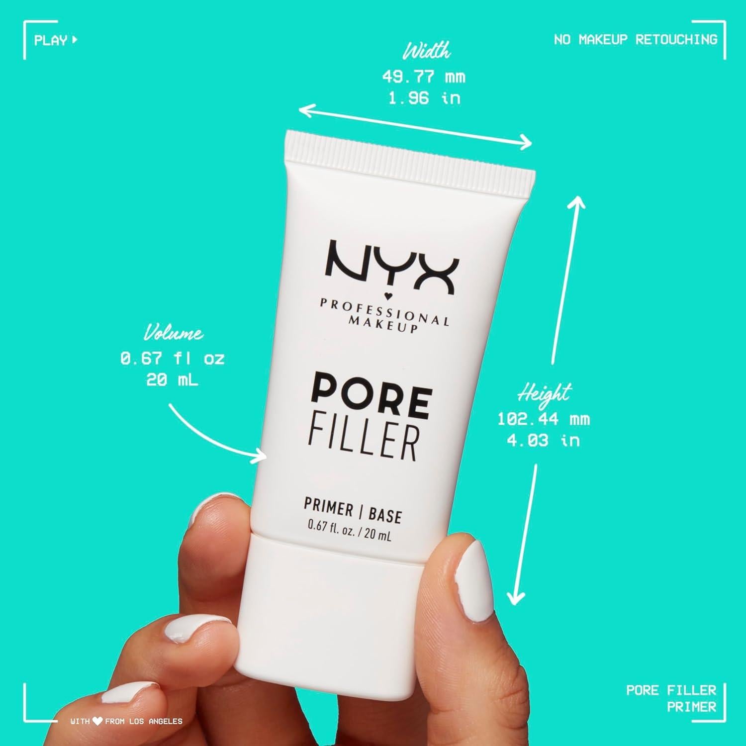 Primer Facial Rellenador de Poros NYX 27g - Vegano y Libre de Aceite