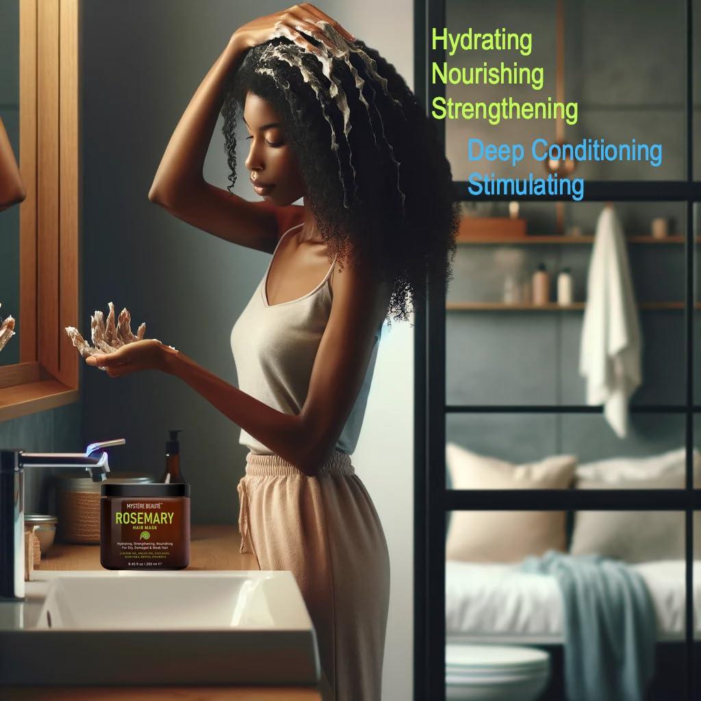 Mascarilla Capilar de Romero MYSTERE BEAUTE 250 ml - Hidratante y Fortalecedora