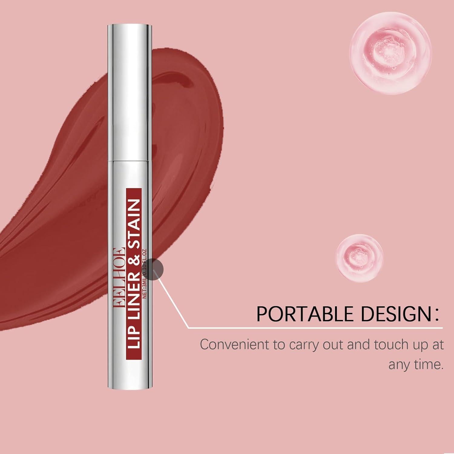 Set de Tatuaje de Tinte para Labios Peel Off Petansy - 3 Colores