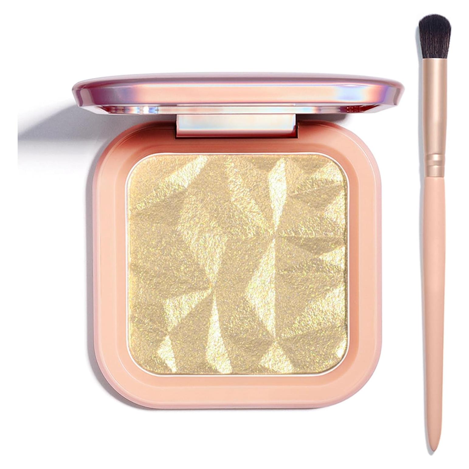 Paleta de Maquillaje Iluminador LSxia 11g Dorado Beige