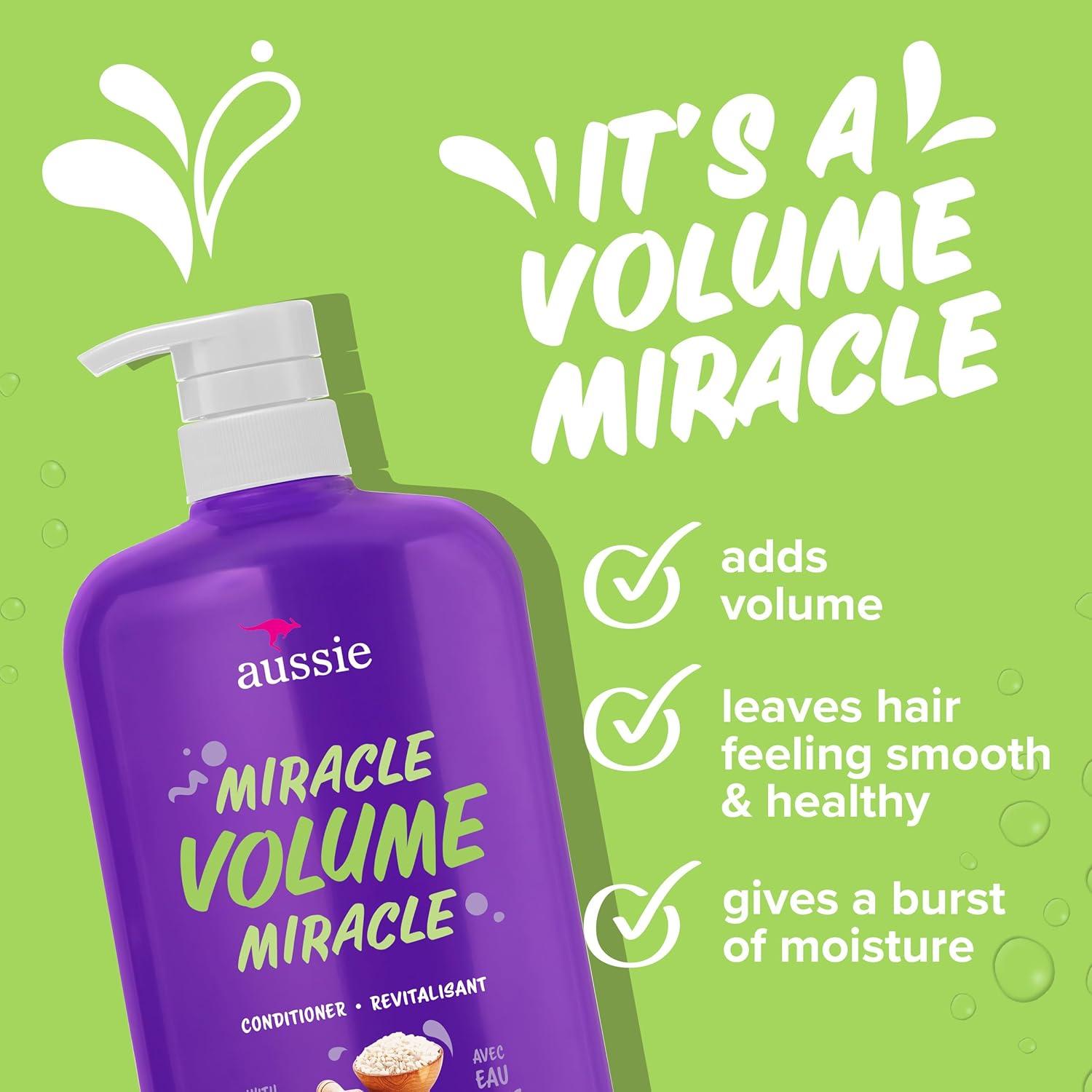 Acondicionador Aussie Miracle Volume 4-pack 0.9 L Hidratante
