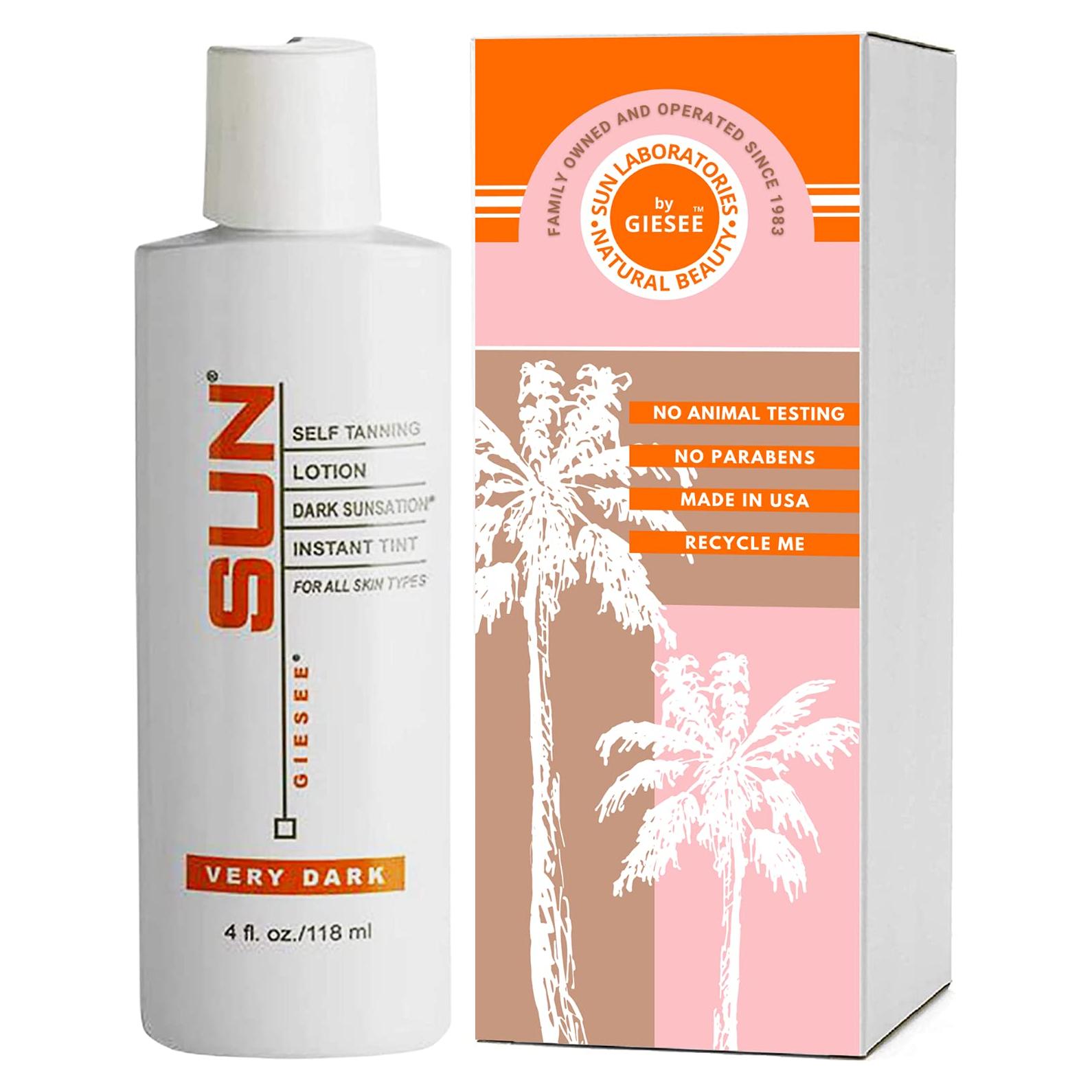 Loción Bronceadora Sin Sol Sun Laboratories 118 ml - Orgánica
