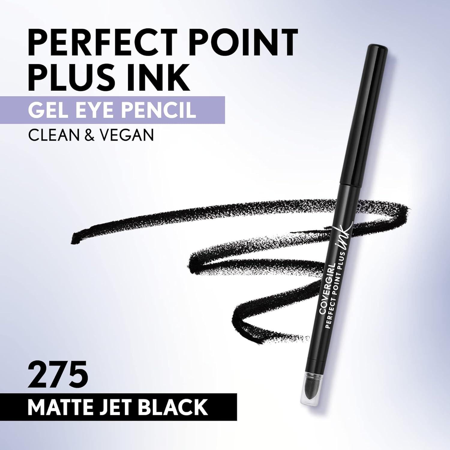 Lápiz de Ojos en Gel Covergirl Perfect Point Plus Negro 275