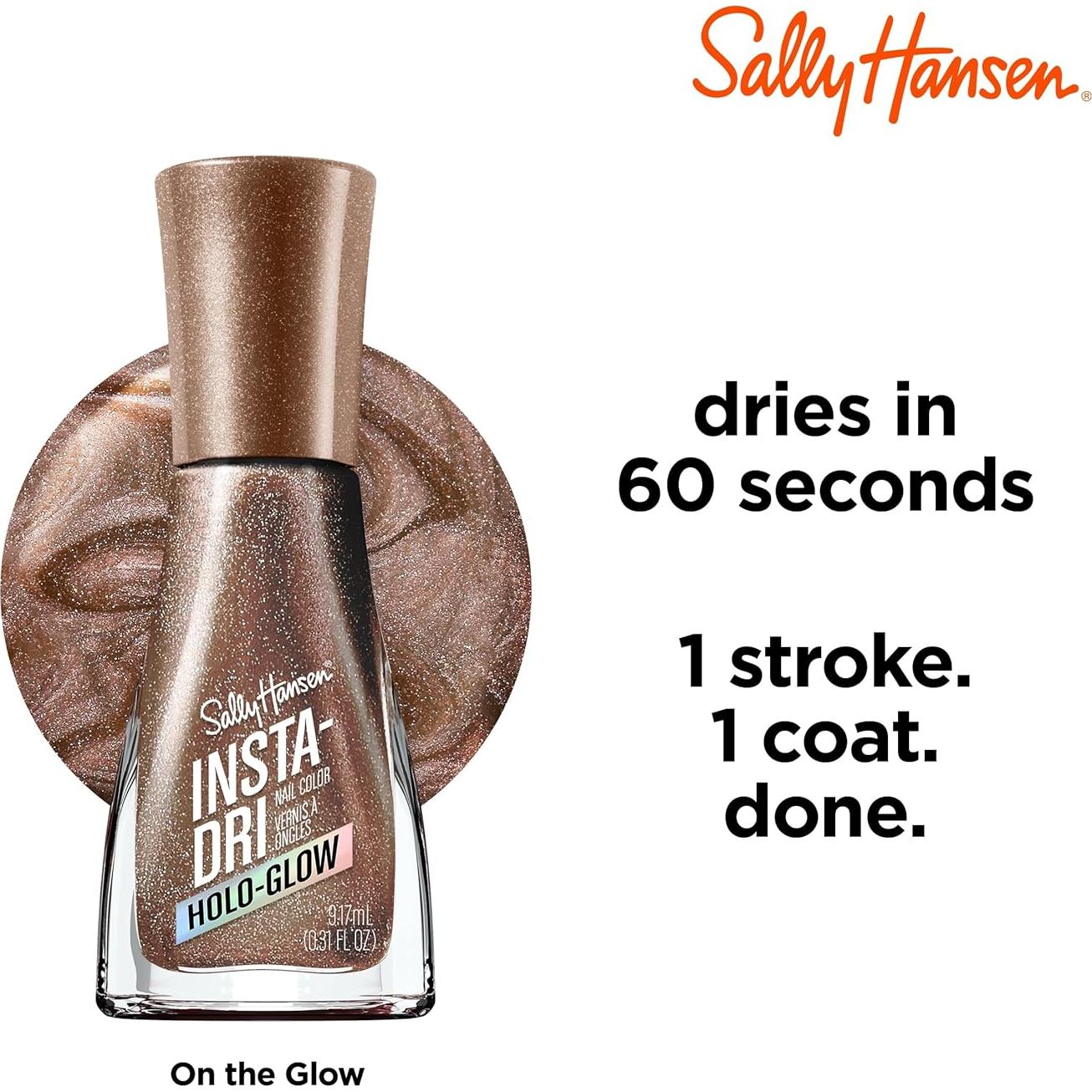 Esmalte de Uñas Sally Hansen Insta-Dri Holo-Glow Marrón 9.17 ml
