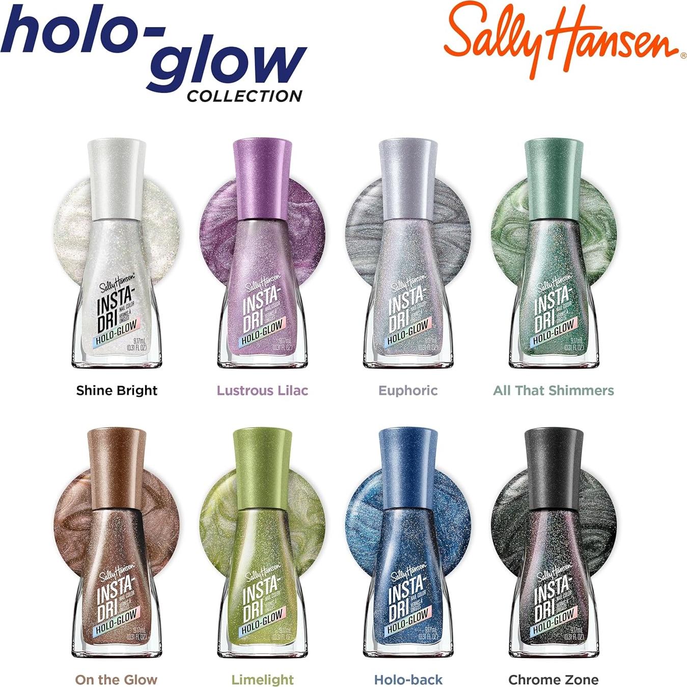 Esmalte de Uñas Sally Hansen Insta-Dri Holo-Glow Marrón 9.17 ml