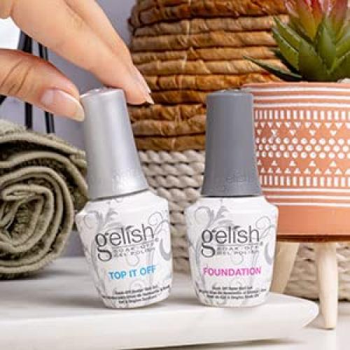 Gelish Dúo Dinámico - Set Gel Base y Sellador 15mL