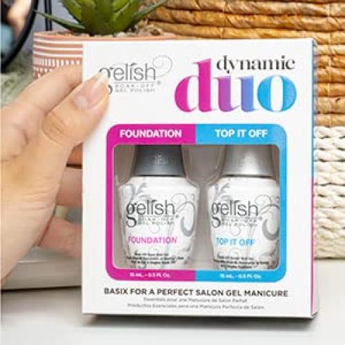 Gelish Dúo Dinámico - Set Gel Base y Sellador 15mL