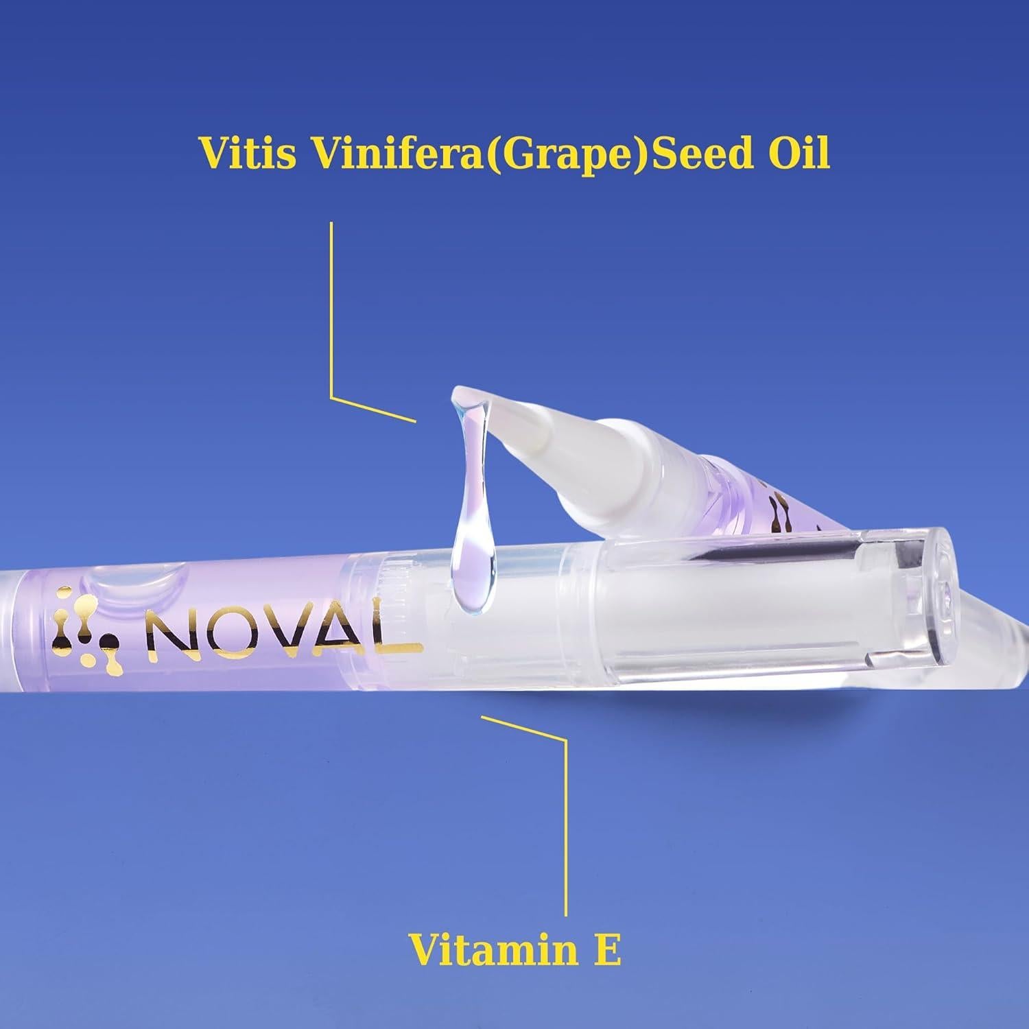 Bolígrafos de Aceite para Cutículas NOVAL - Hidratante Aroma Arándano 6PCS