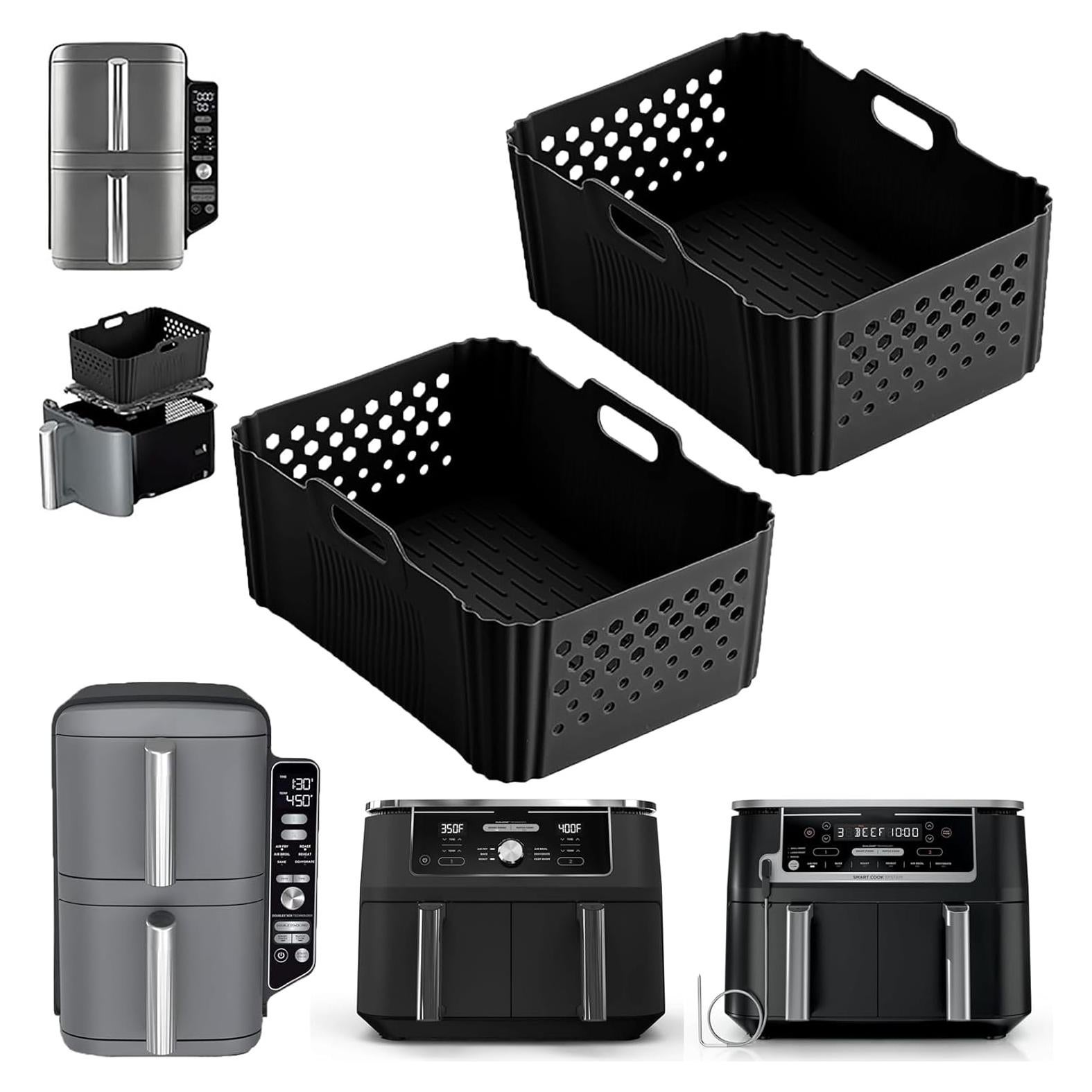 Forros de Silicona Reutilizables para Freidora de Aire Ninja 10QT