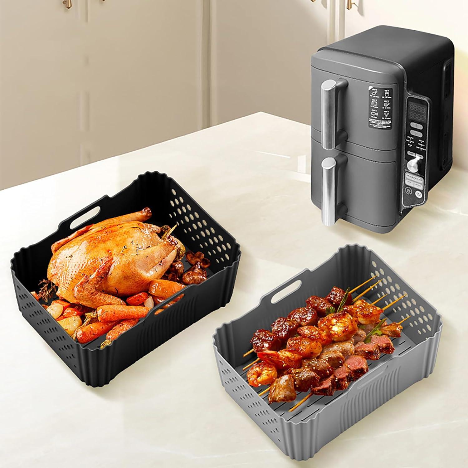 Forros de Silicona Reutilizables para Freidora de Aire Ninja 10QT