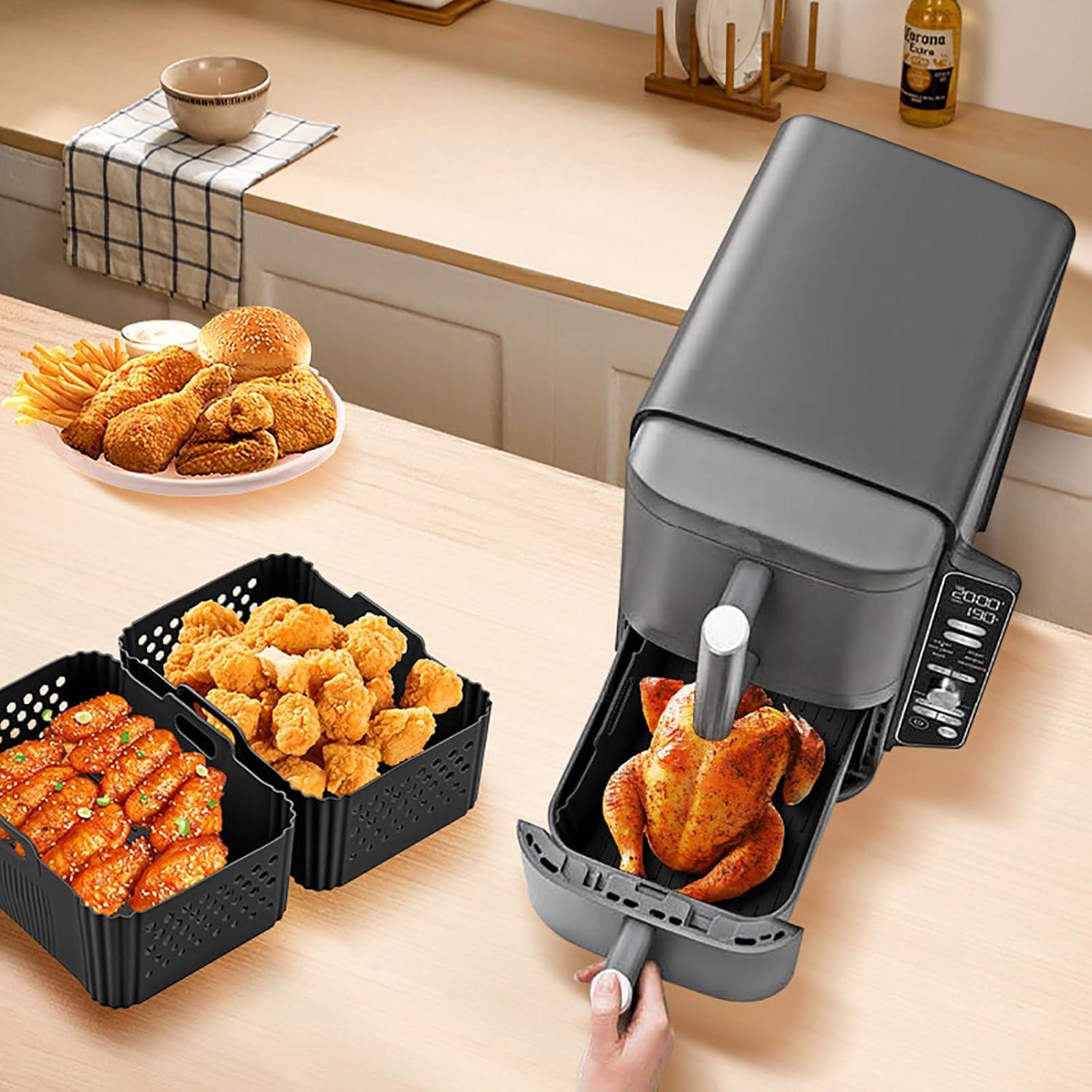 Forros de Silicona Reutilizables para Freidora de Aire Ninja 10QT