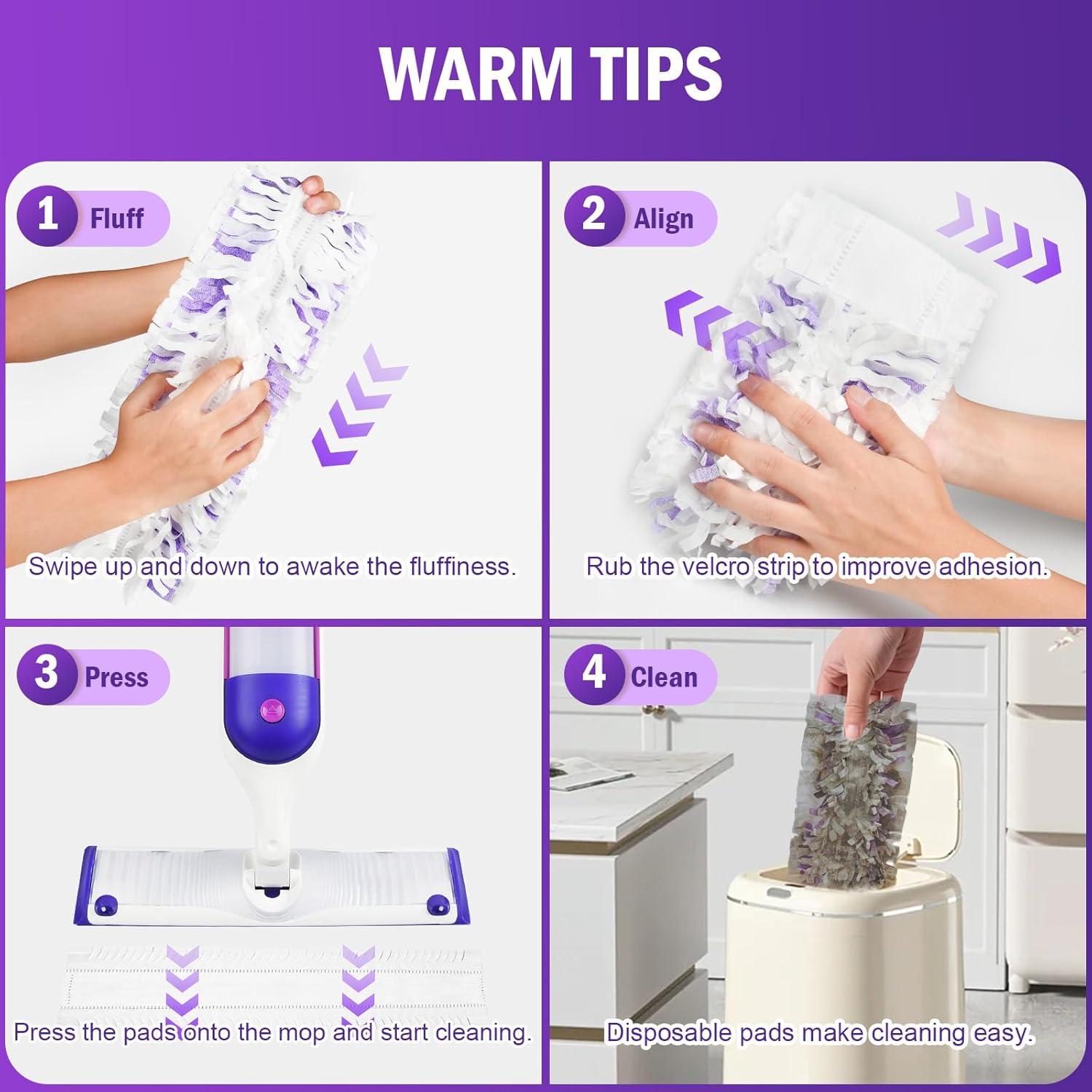 25 Almohadillas de Recarga Swiffer DrFlito para Limpieza Eficaz