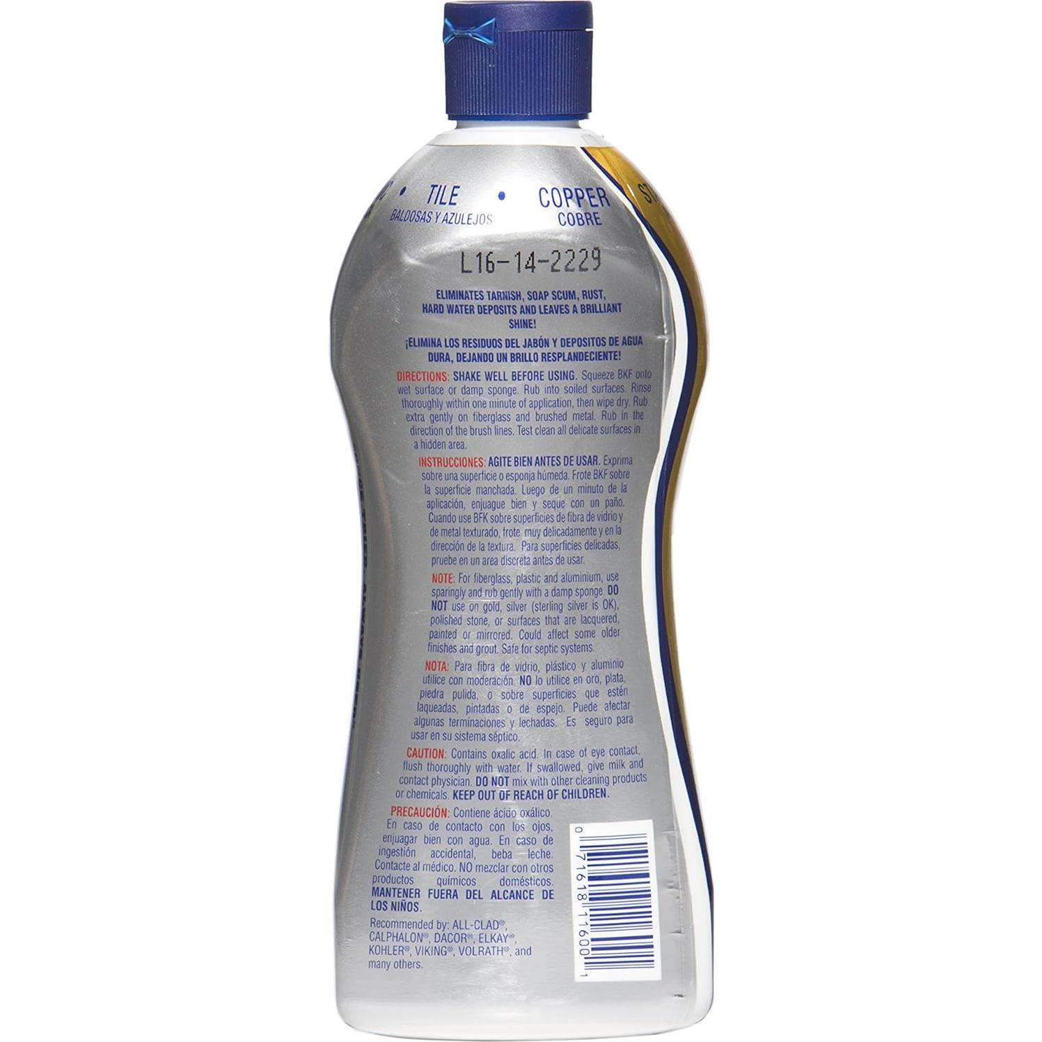 Limpiador Suave Bar Keepers Friend 4x13 oz - Sin Fragancia