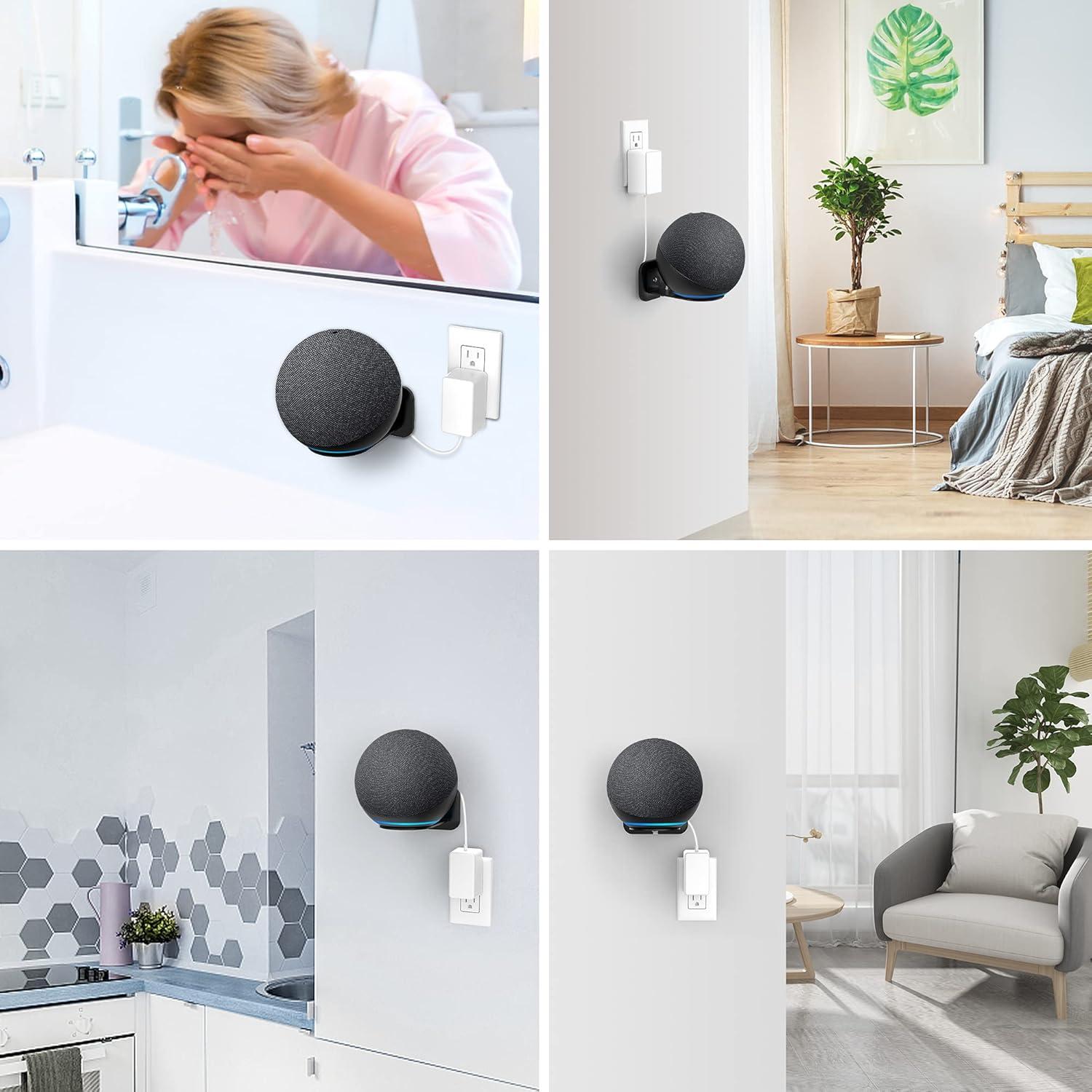 Soporte de Pared PlusAcc para Google Home Mini - Negro