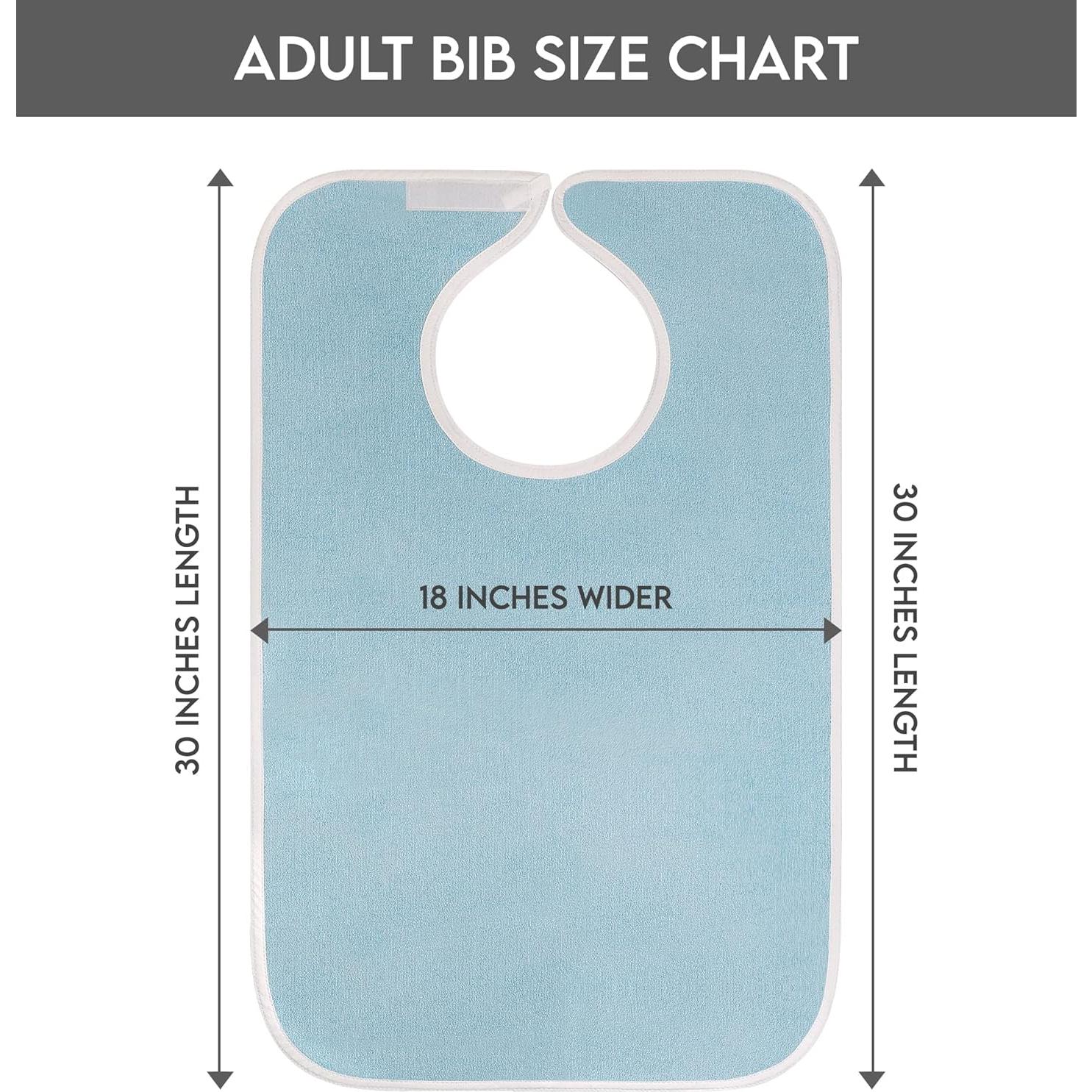 Babero Impermeable Utopia Unisex Adultos 76x45 cm Azul