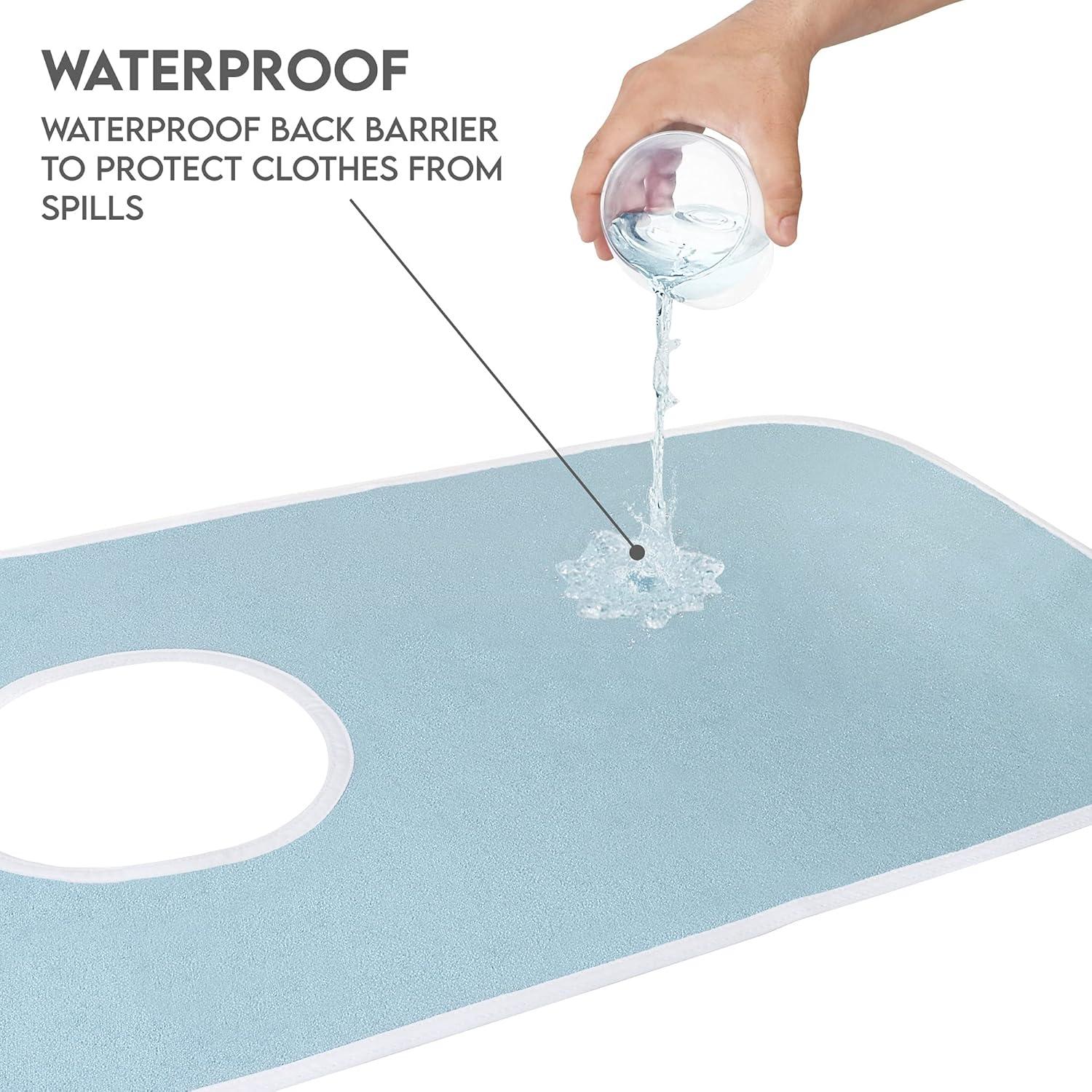 Babero Impermeable Utopia Unisex Adultos 76x45 cm Azul