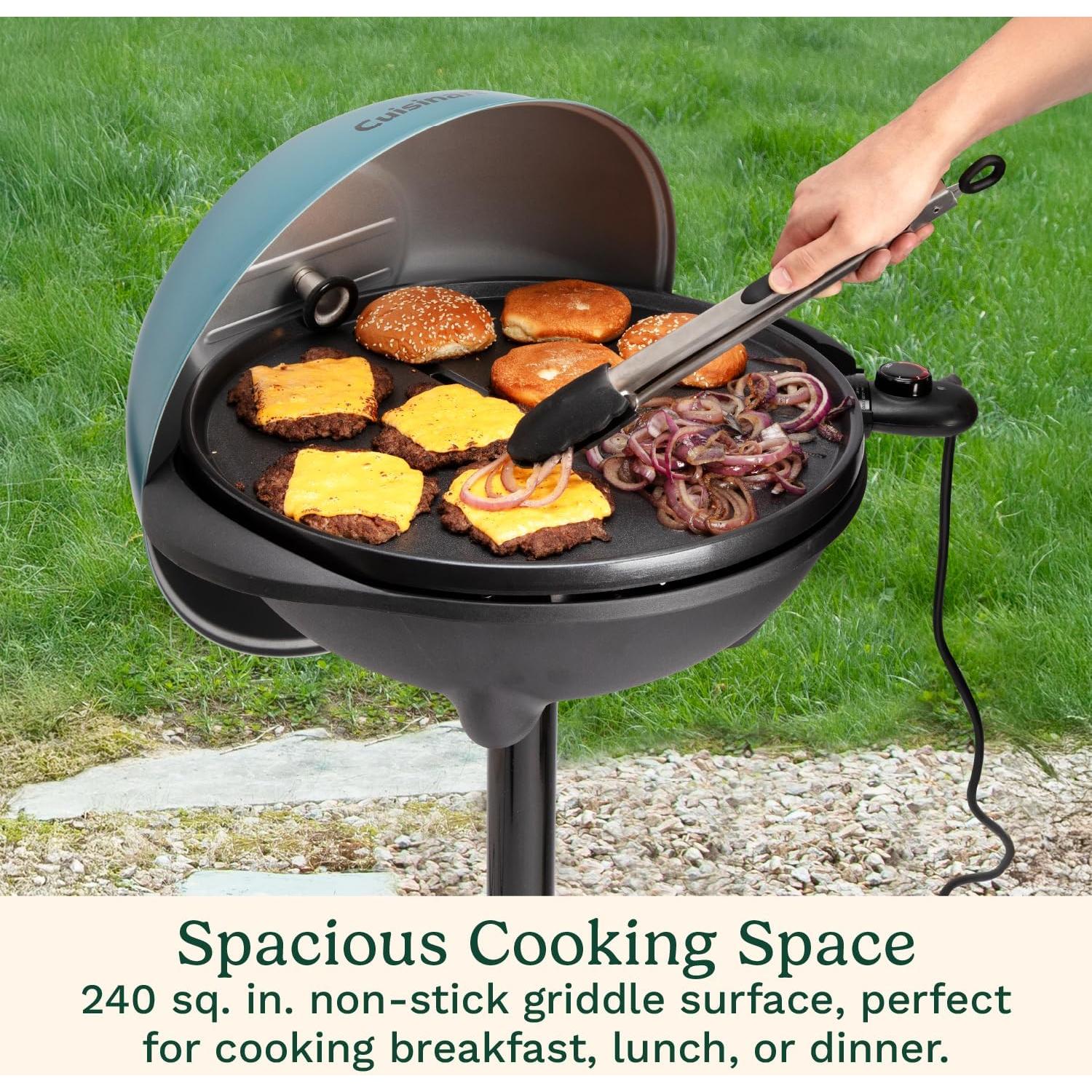 Cuisinart Parrilla Eléctrica 2-en-1 Interior/Exterior 1550 cm²