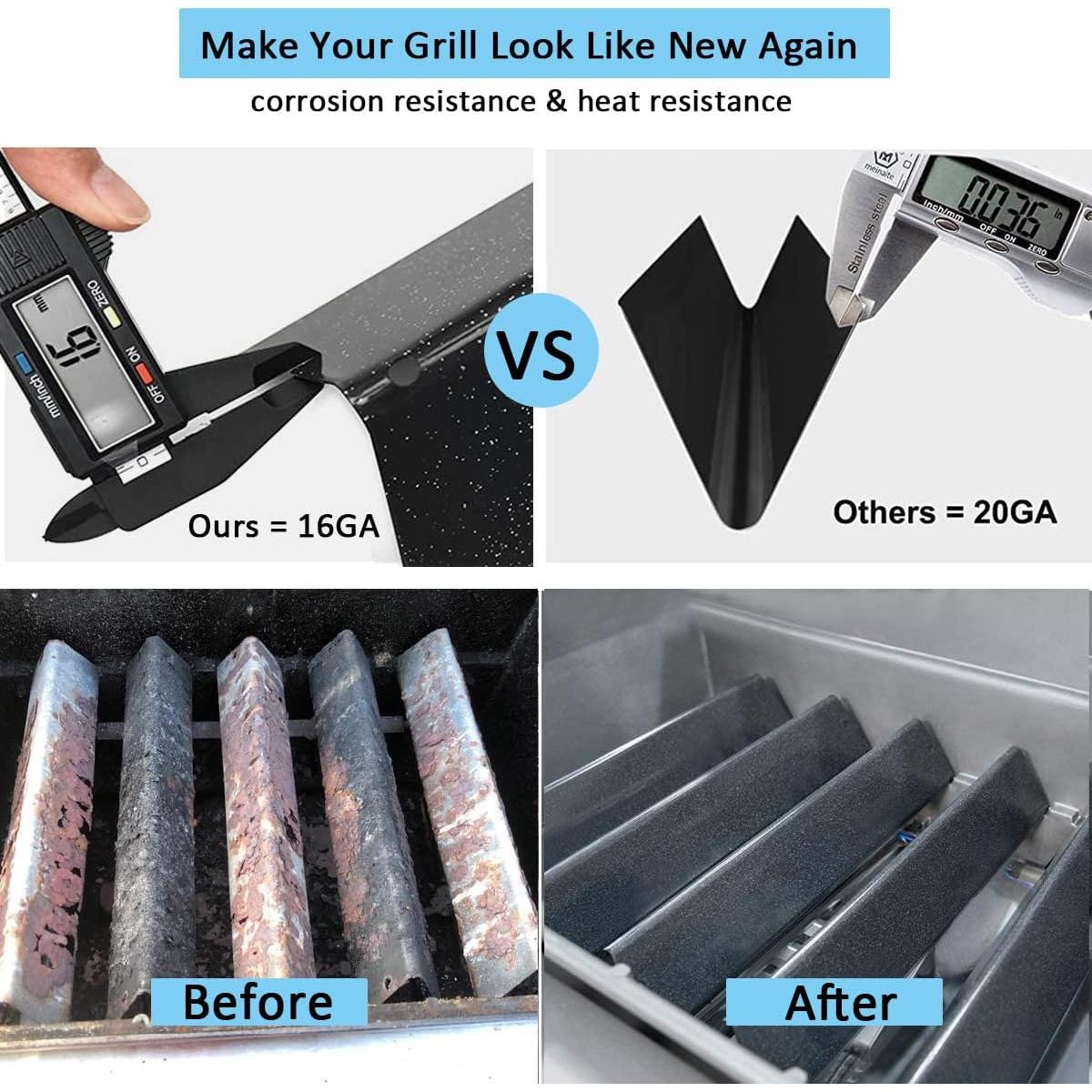 Kit de Reemplazo Weber Spirit 300 Series - 5 Barras Flavorizer y 3 Quemadores