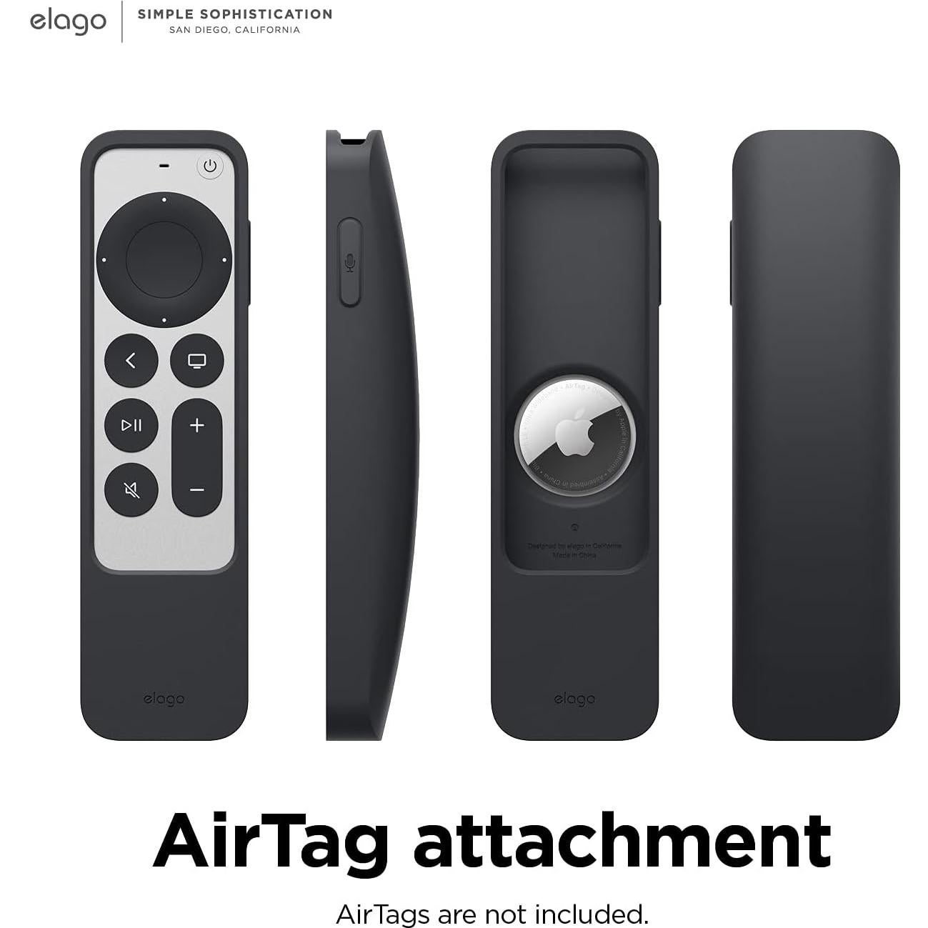 Estuche elago R5 para Control Remoto Apple TV 2021/2022 - Negro
