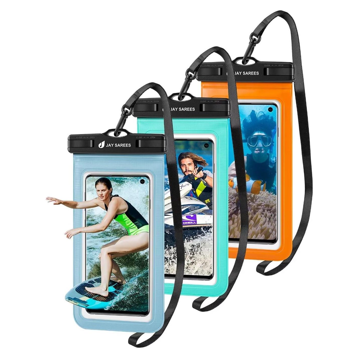 Funda Impermeable Universal JAY SAREES 7.2" IPX8 3 Paquetes