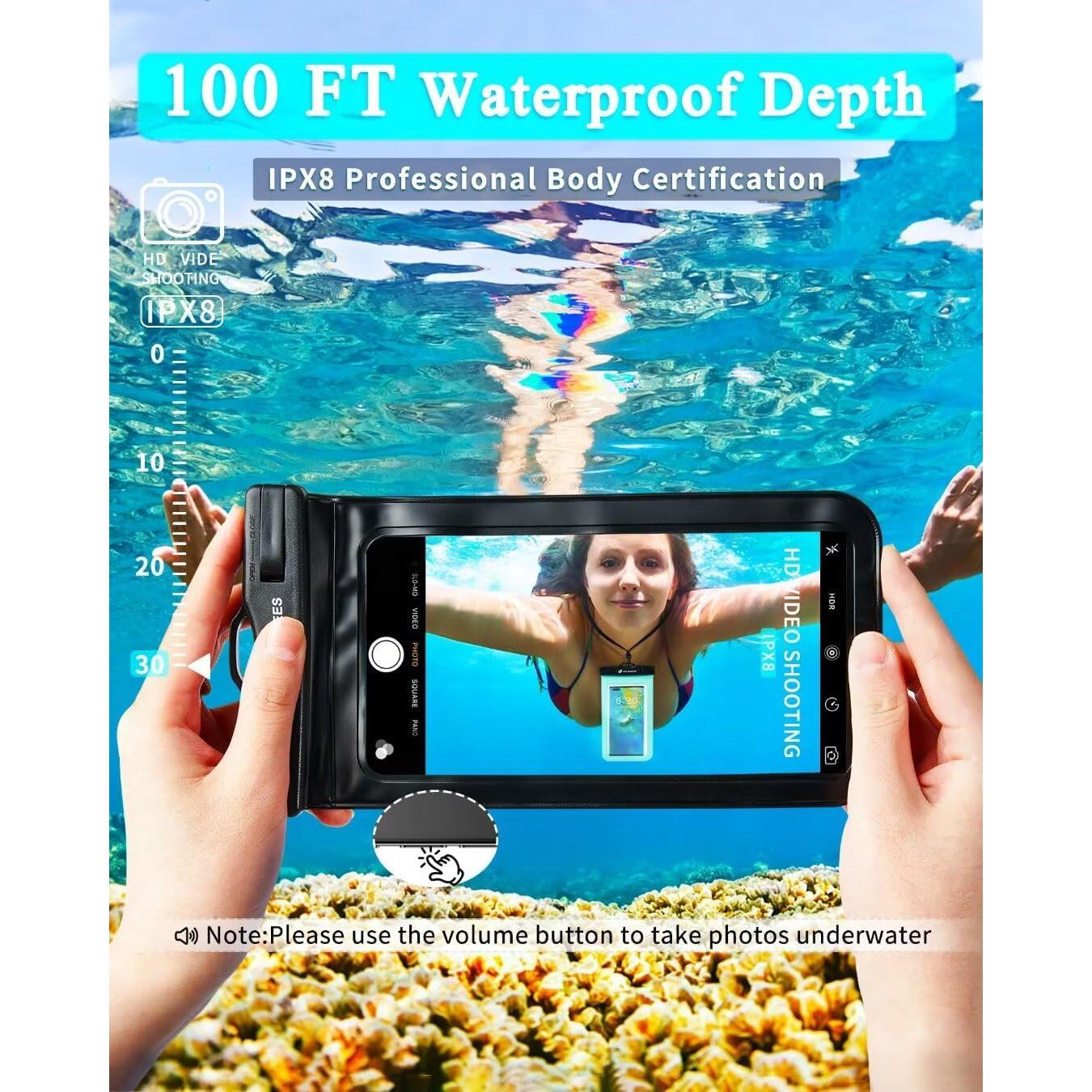 Funda Impermeable Universal JAY SAREES 7.2" IPX8 3 Paquetes