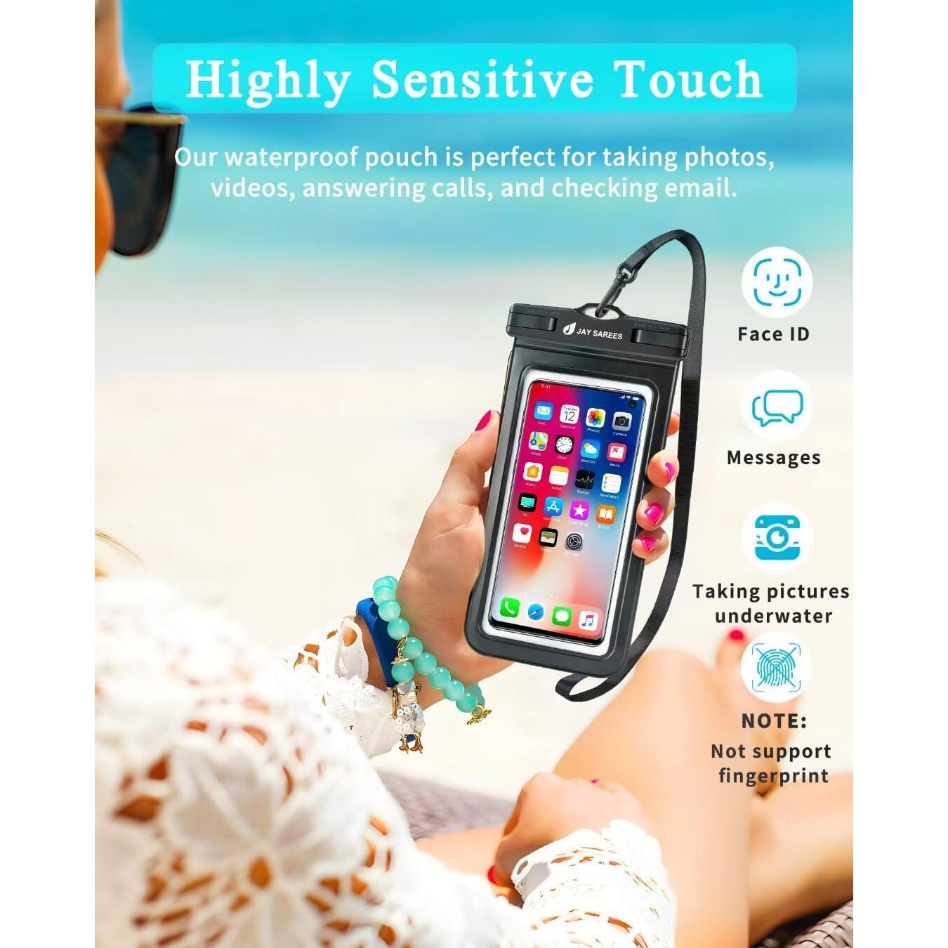 Funda Impermeable Universal JAY SAREES 7.2" IPX8 3 Paquetes