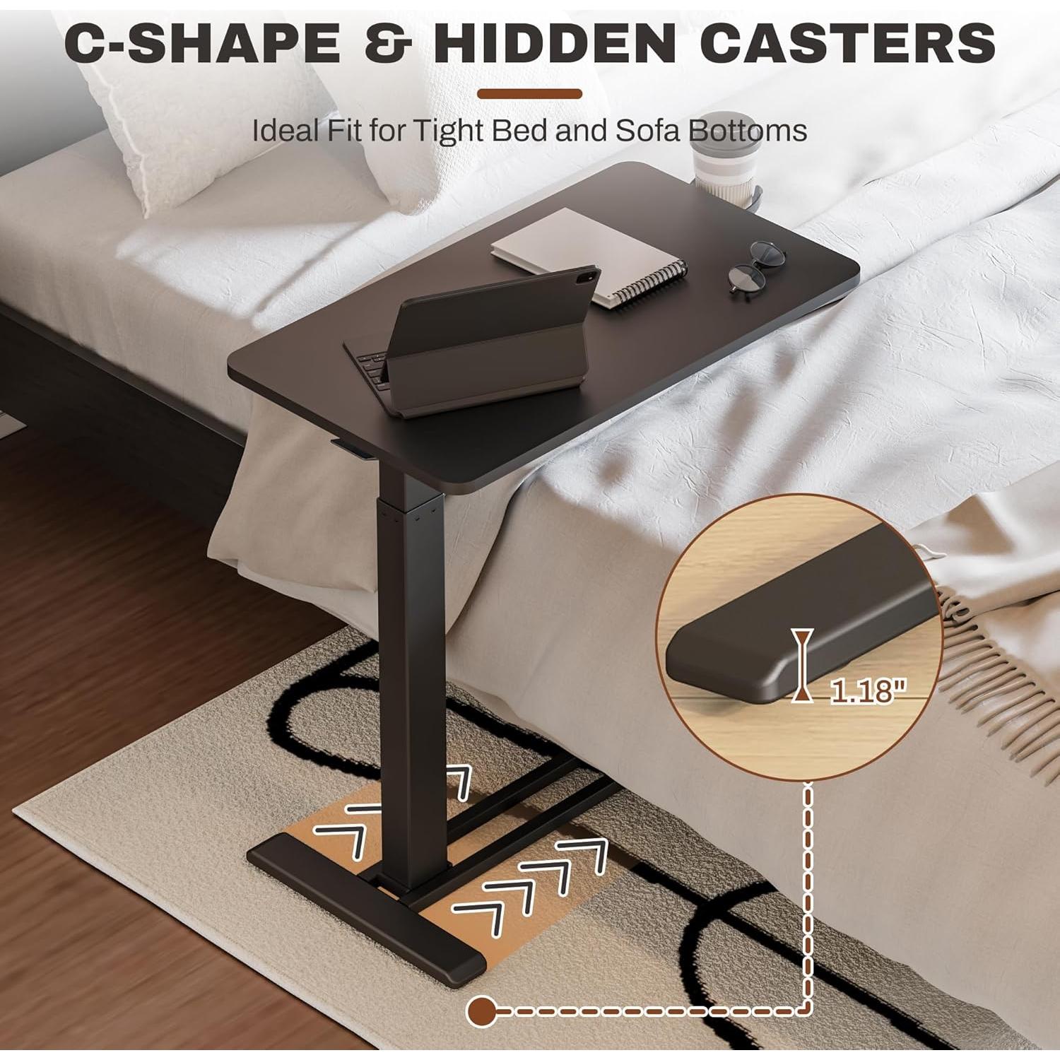 Escritorio de pie móvil FLEXISPOT ajustable 66-106 cm Negro