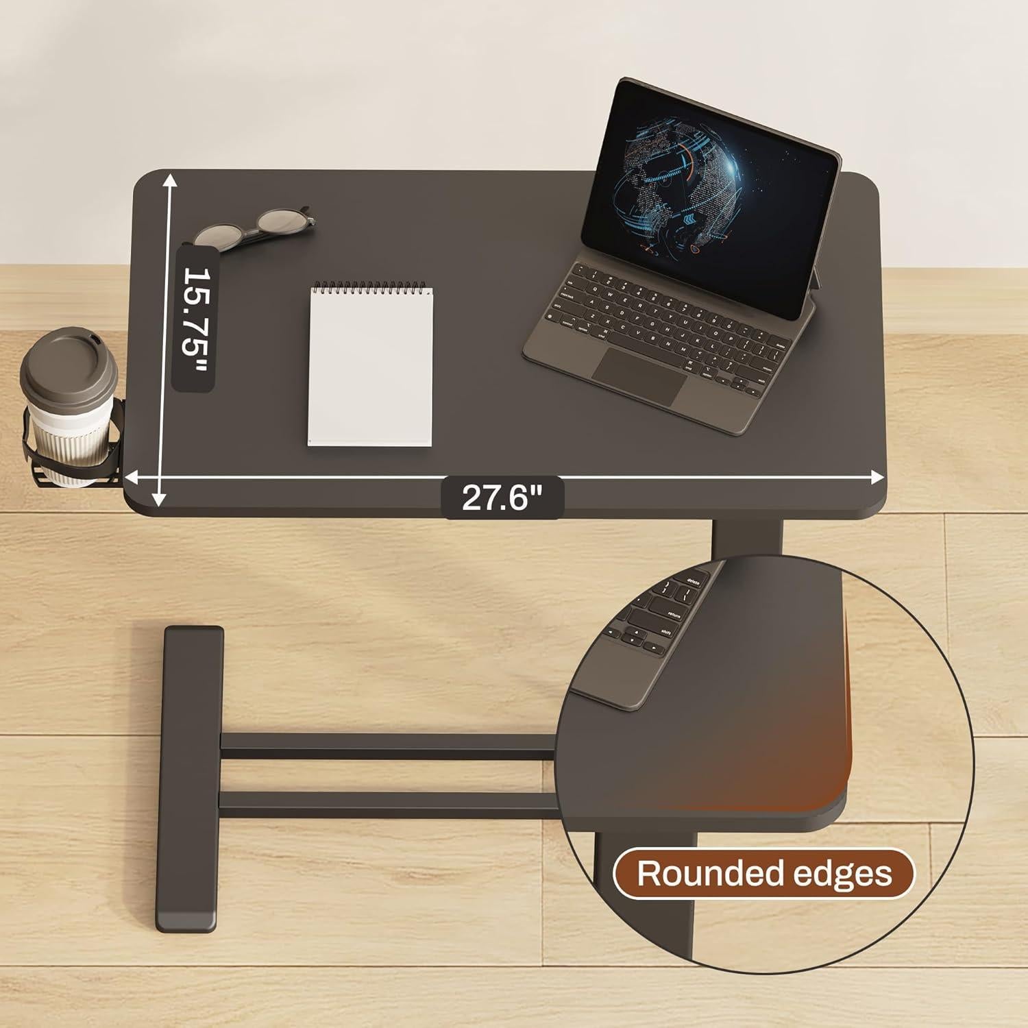 Escritorio de pie móvil FLEXISPOT ajustable 66-106 cm Negro