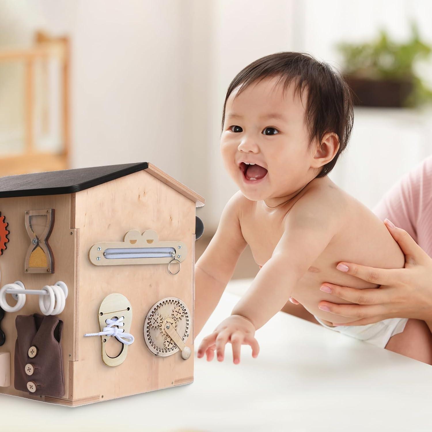 Accesorios de Tablero Ocupado Montessori Colaxi - Madera Premium