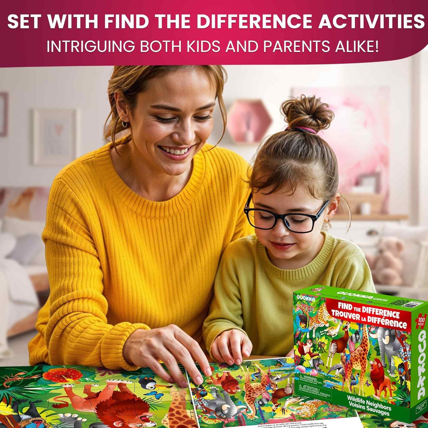 Rompecabezas QUOKKA 100 Piezas para Niños 4 a 10 Años