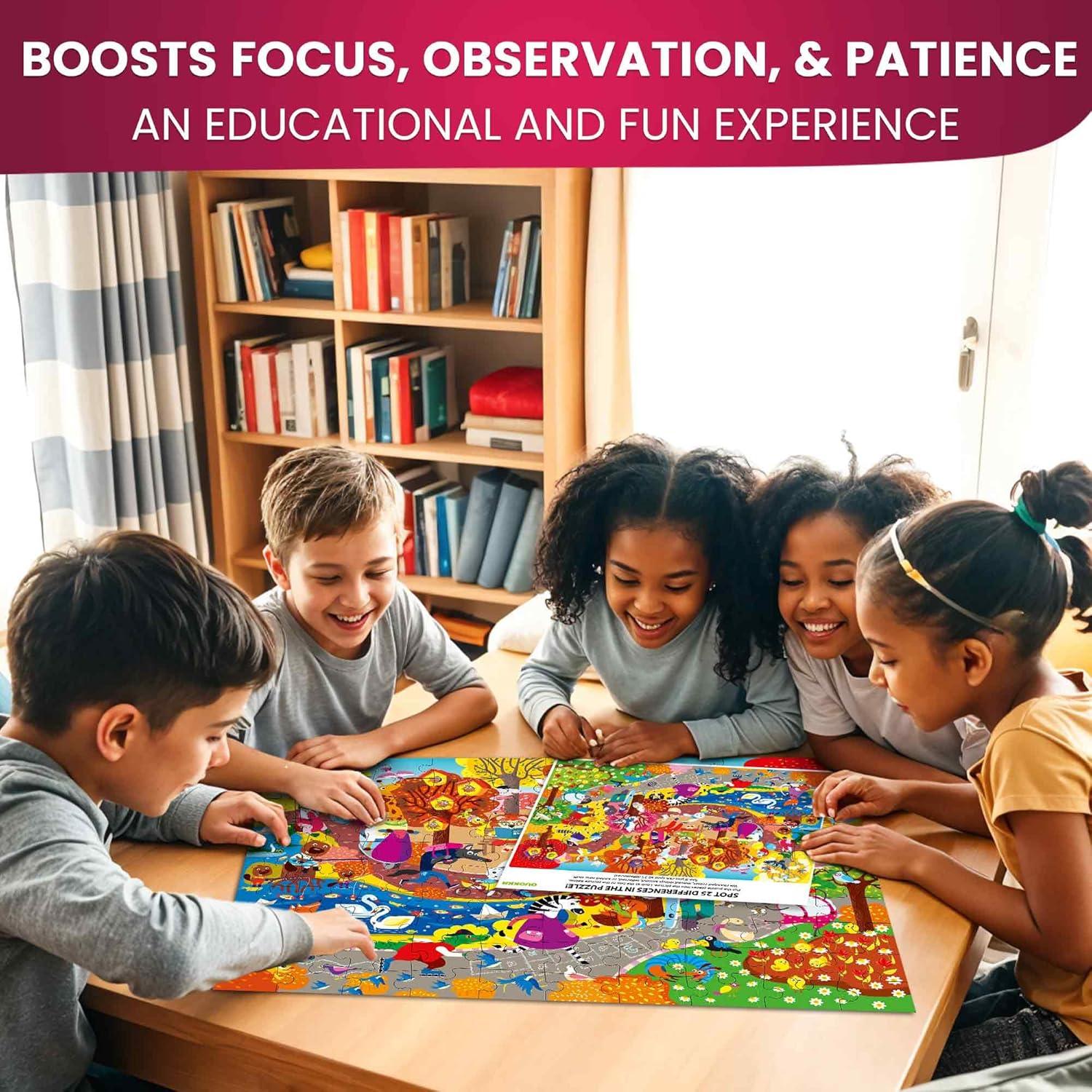 Rompecabezas QUOKKA 100 Piezas para Niños 4 a 10 Años