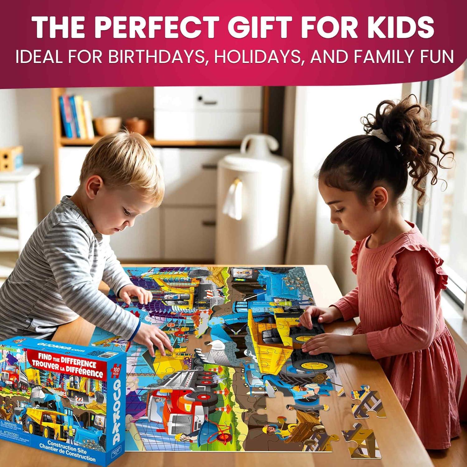 Rompecabezas QUOKKA 100 Piezas para Niños 4 a 10 Años